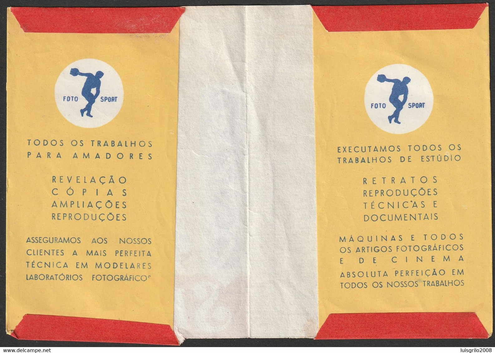 Portugal, Angola 1965 - Pochette Pour Photos -|-  Foto Sport, Serra & Marques, Palácio Da Pena, Luanda, Angola - Matériel & Accessoires