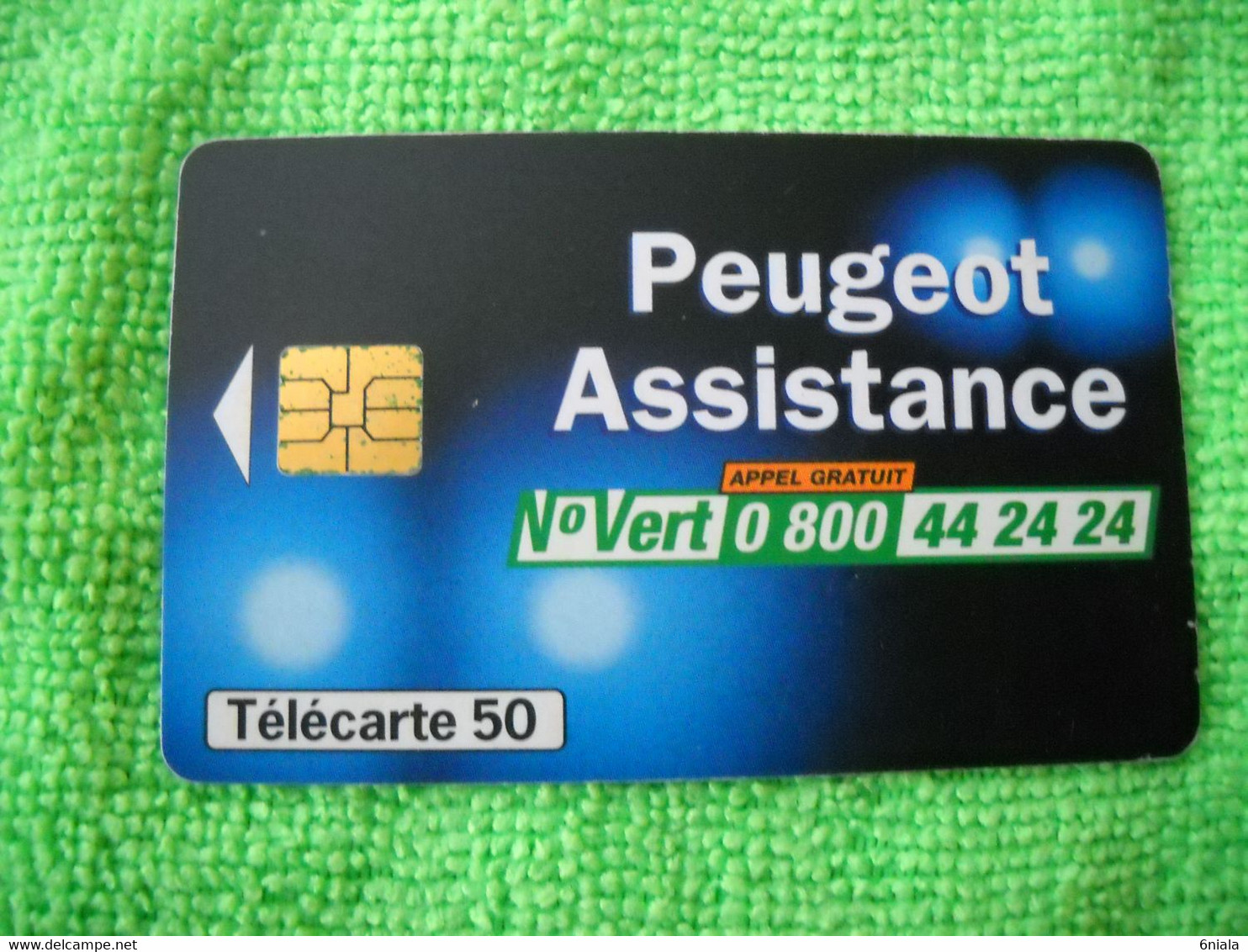 7137 Télécarte Collection PEUGEOT ASSISTANCE N° Vert   50u  ( Recto Verso)  Carte Téléphonique - Cars