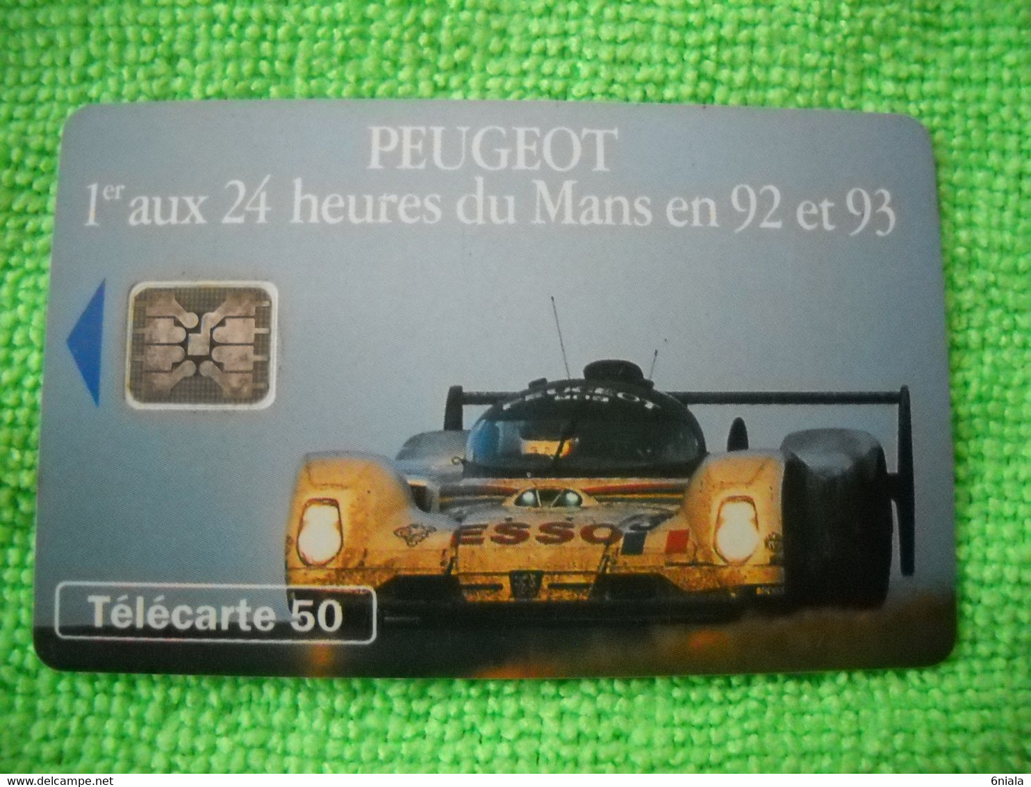 7139 Télécarte Collection PEUGEOT 1er 24 Heures Du MANS  En 92 Et 93   50u  ( Recto Verso)  Carte Téléphonique - Auto's