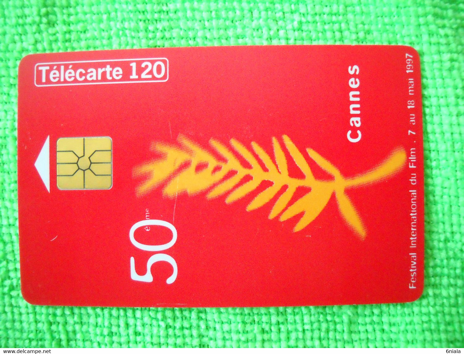 7146 Télécarte Collection FESTIVAL DE CANNES 1997  120u  ( Recto Verso)  Carte Téléphonique - Cinema