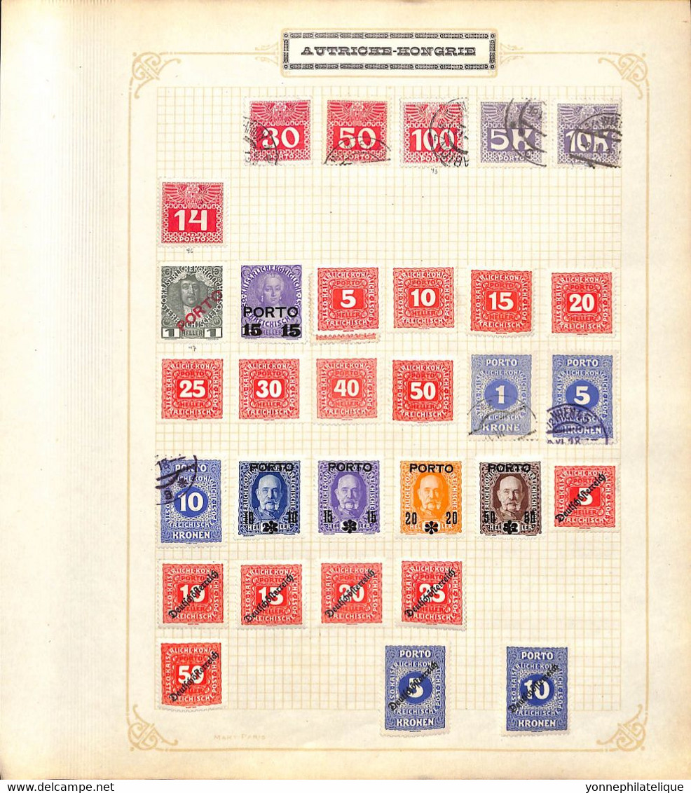 AUTRICHE - Collection timbres neufs et oblitérés dont série765/768 -voir tous les scans- cote importante