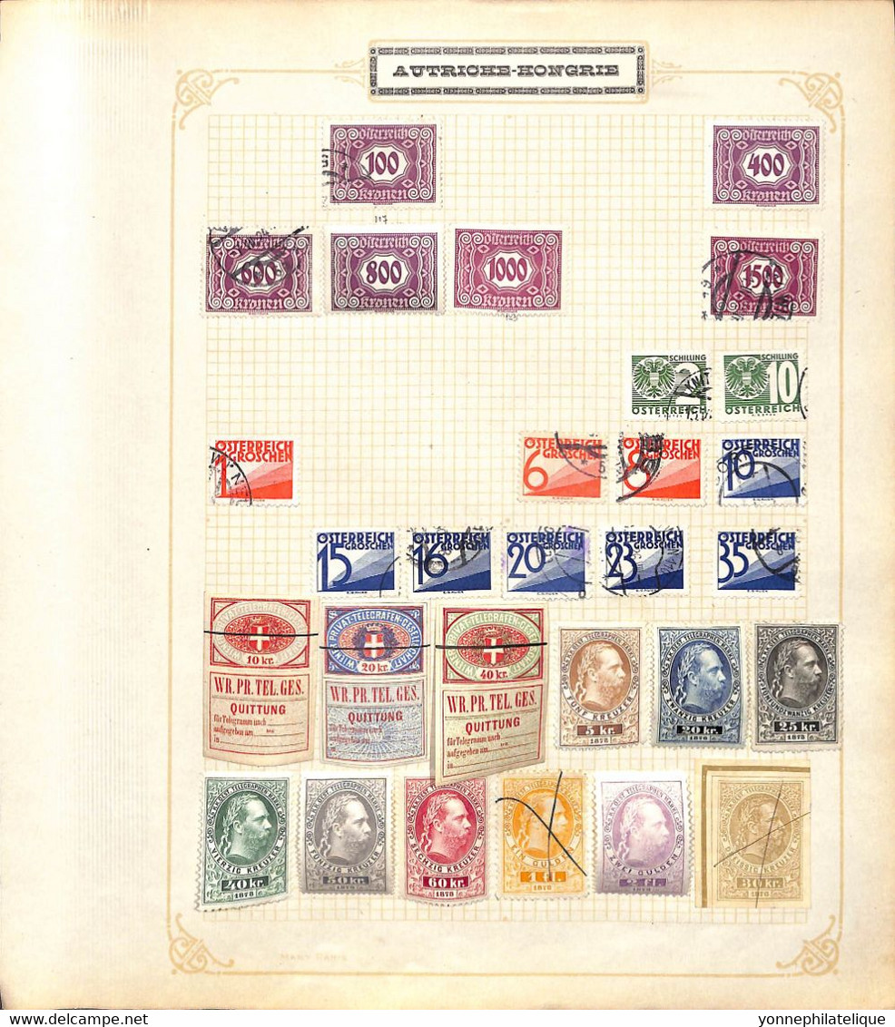 AUTRICHE - Collection timbres neufs et oblitérés dont série765/768 -voir tous les scans- cote importante