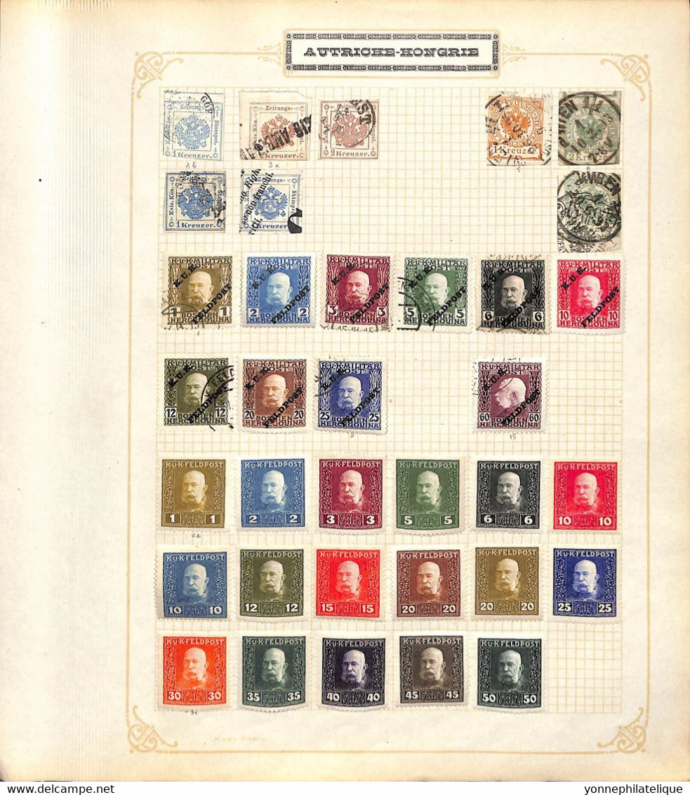 AUTRICHE - Collection timbres neufs et oblitérés dont série765/768 -voir tous les scans- cote importante