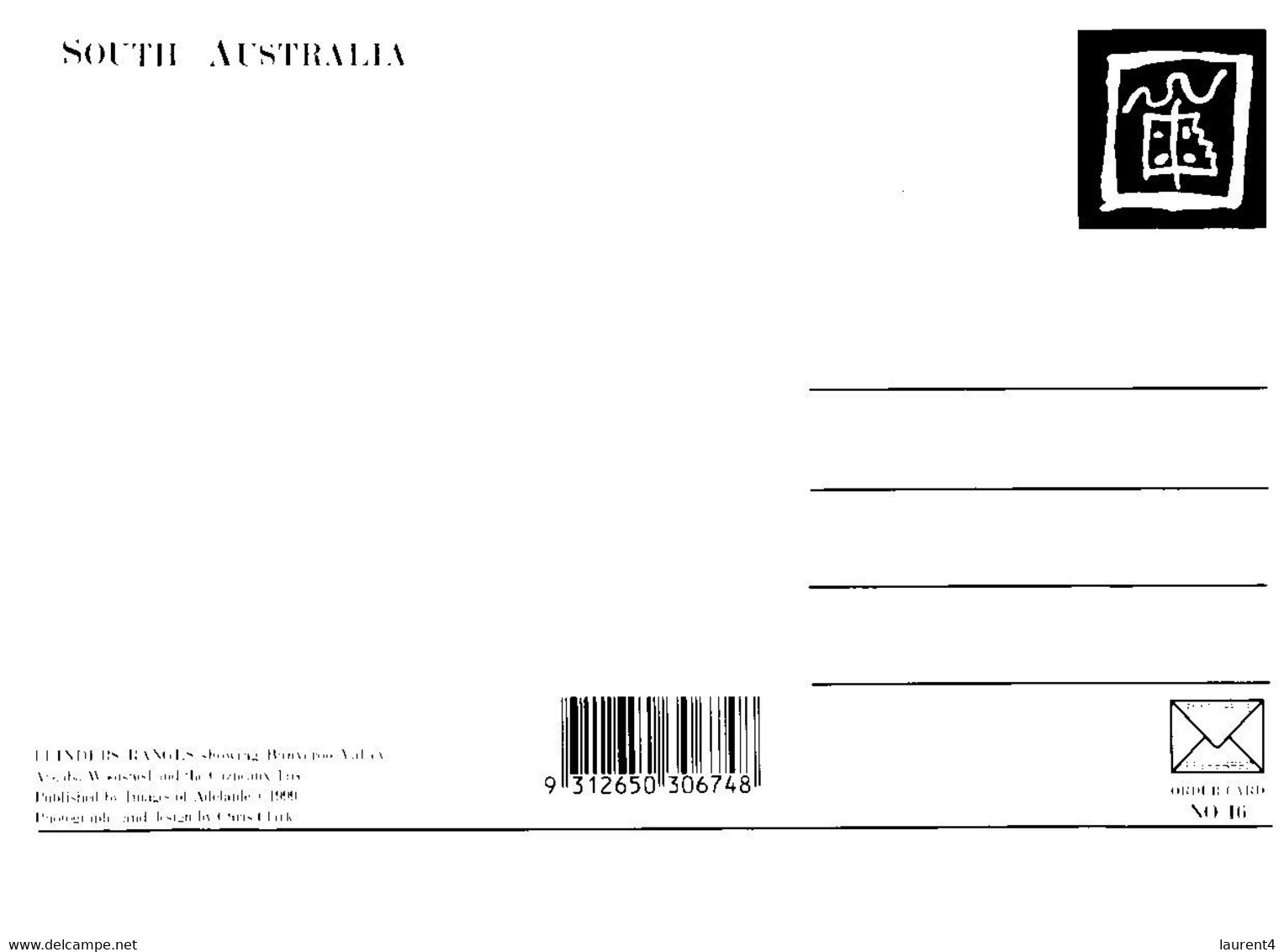 (QQ 46) Australia - SA  (17 X 12 Cm) Flinders Ranges - Flinders Ranges