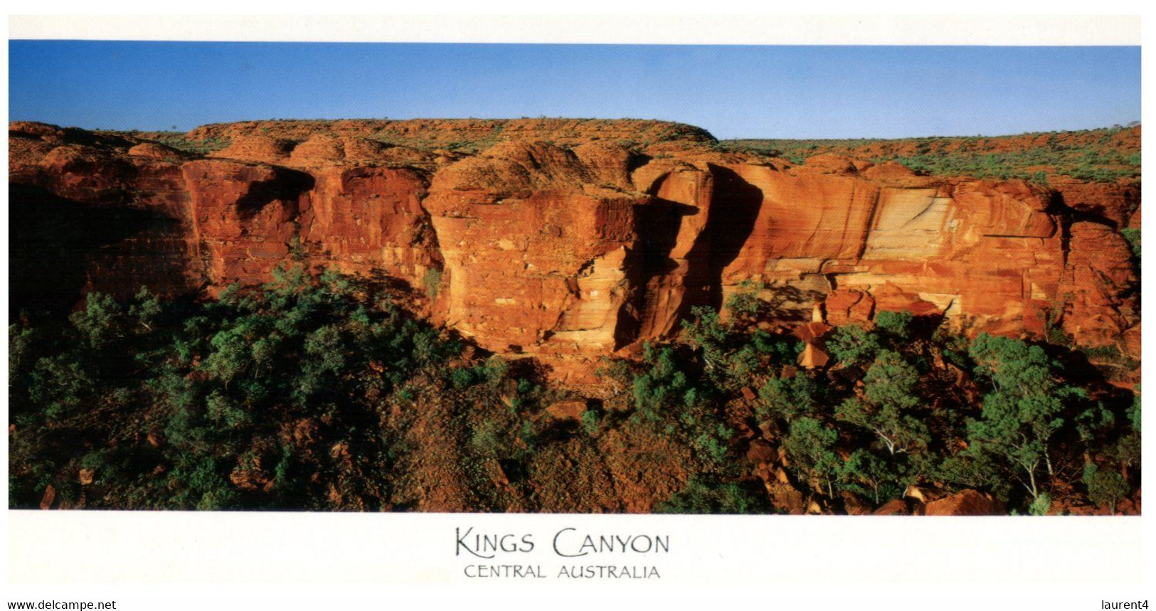 (QQ 46) Australia - NT  (21 X 10 Cm) Kings Canyon - The Red Centre