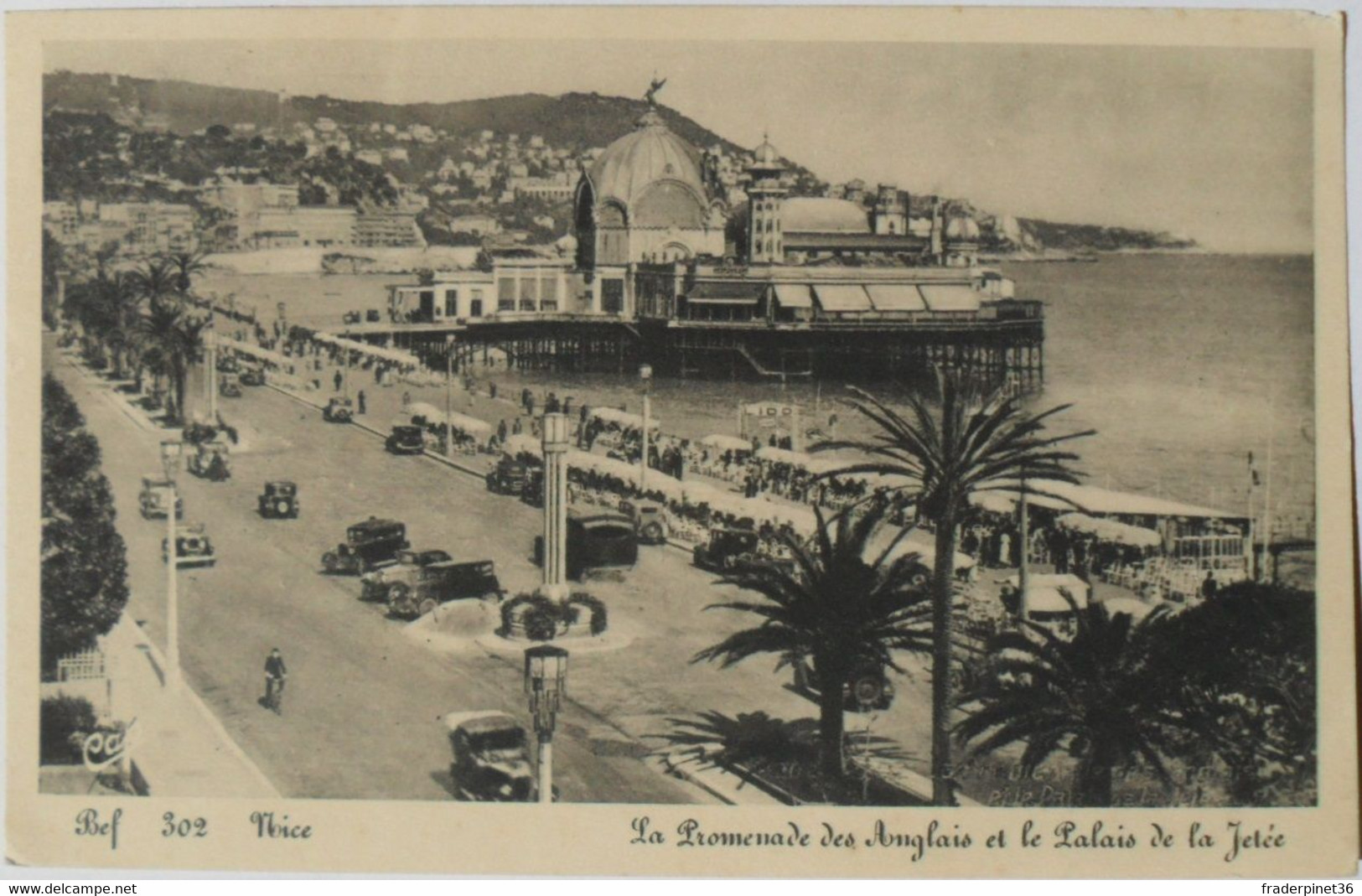 Cartes Postales La Plage La Promenade Des Anglais Et Le Palais De La Jetée N° 302 - Musées