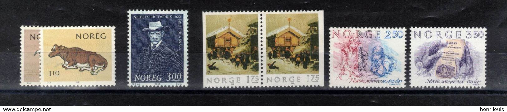 NORVEGE   Timbres Neufs ** De 1981/ 84   ( Ref 977 L ) Lot - Other & Unclassified