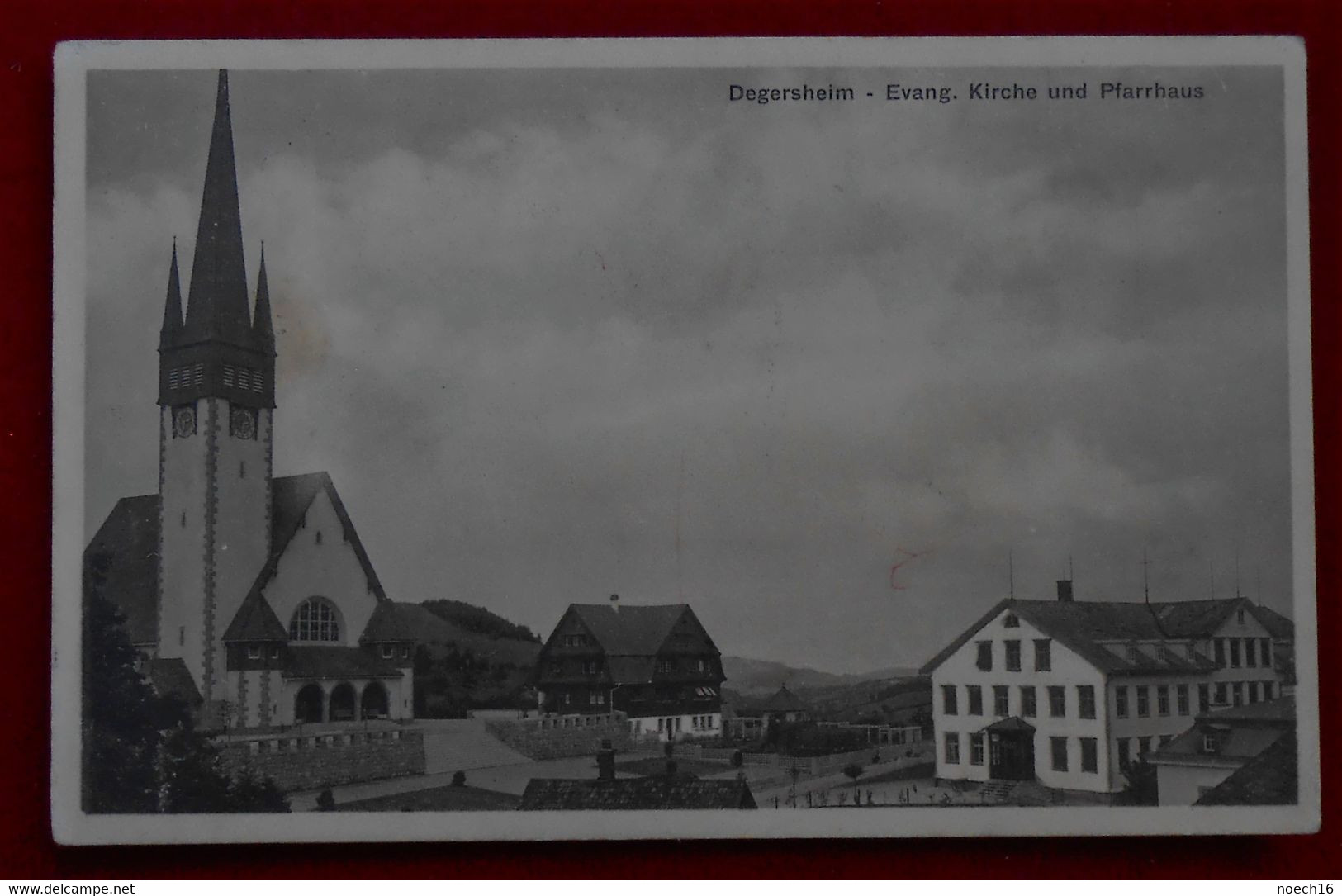 CPA 1911 Degersheim - Evangelische Kirche Und Pfarrhaus - Degersheim