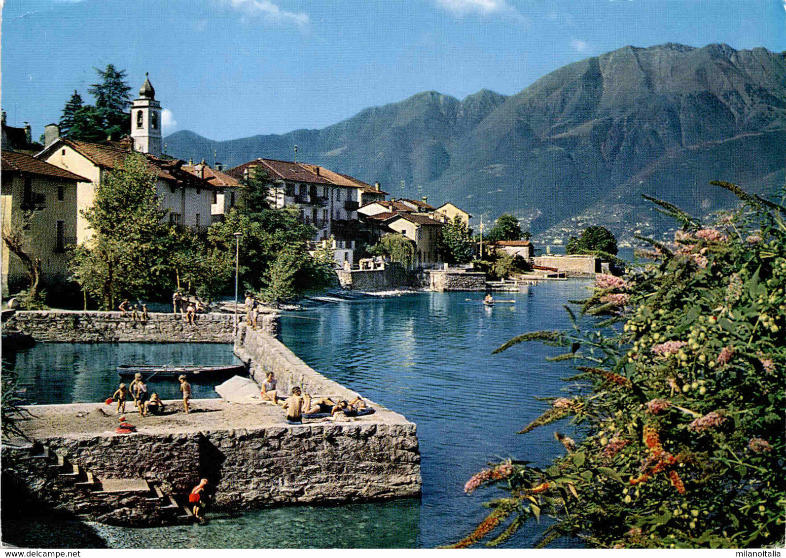 Gerra - Gamborogno - Lago Maggiore (6323) * 8. 7. 1980 - Cugnasco-Gerra