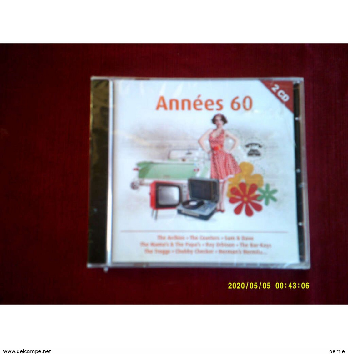 ANNEES 60    //   2 CD  NEUF SOUS CELLOPHANE  30 TITRES - Compilations