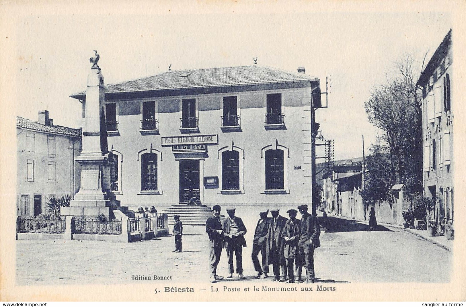 CPA 09 BELESTA LA POSTE MONUMENT AUX MORTS - Andere & Zonder Classificatie