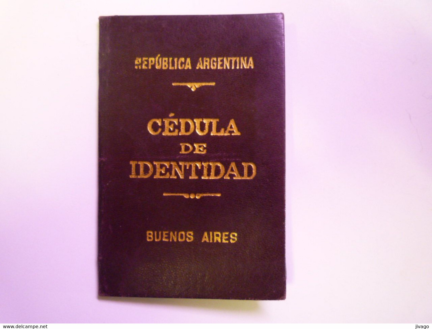 2021 - 2054  Carte D'identité ARGENTINE De 1934 ( Amelia GIRARD De DUFFAU)   XXX - Non Classés