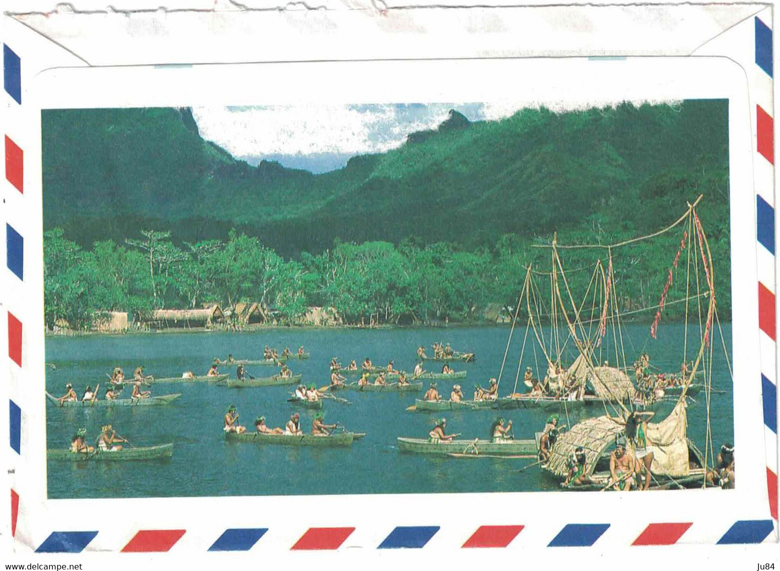 Polynésie Française - Iles Sous Le Vent - Fare Huahine - Lettre Avion Pour Marseille - France - 29 Avril 1993 - Used Stamps