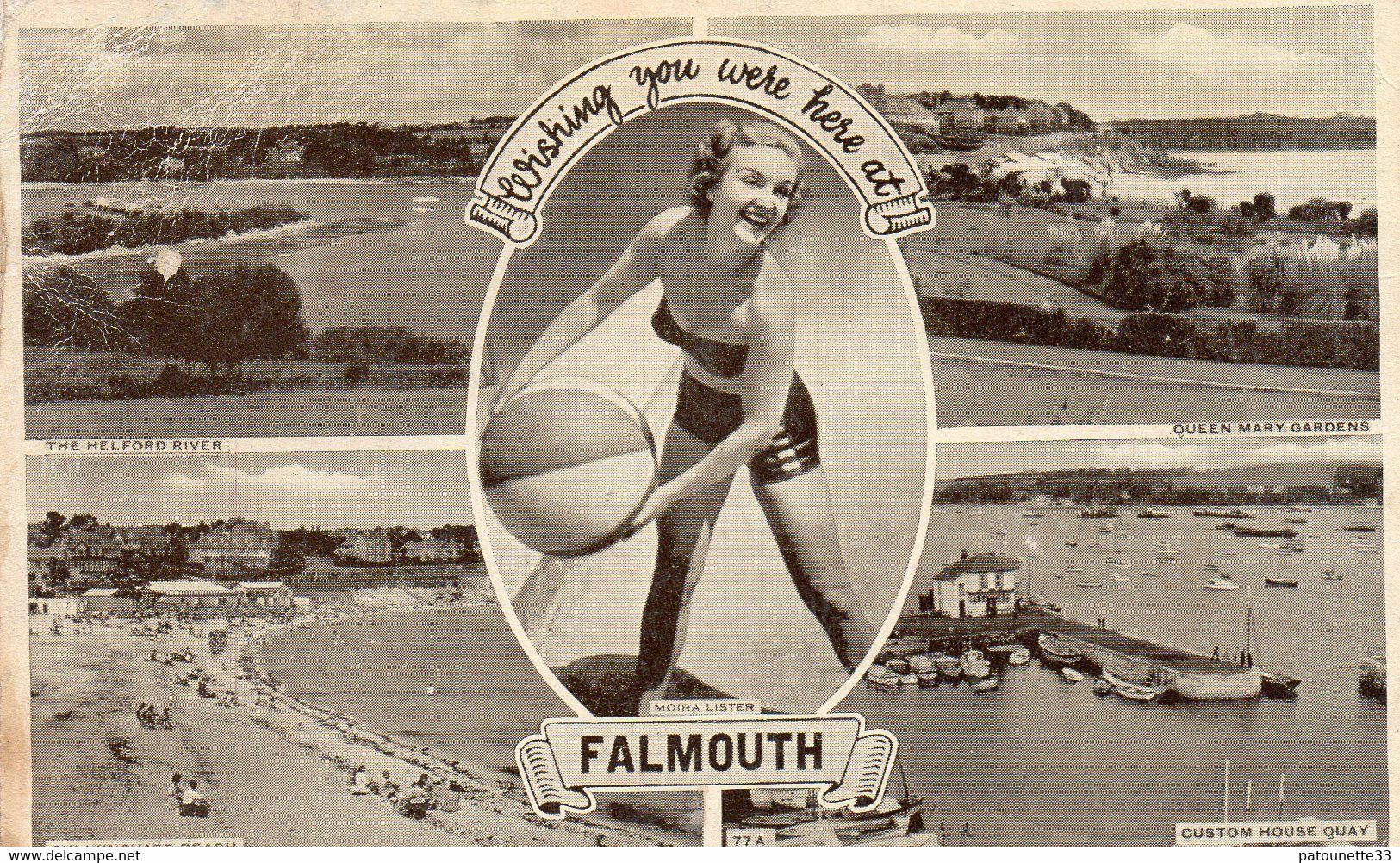 ANGLETERRE FALMOUTH MULTIVUES CARTE PHOTO - Falmouth