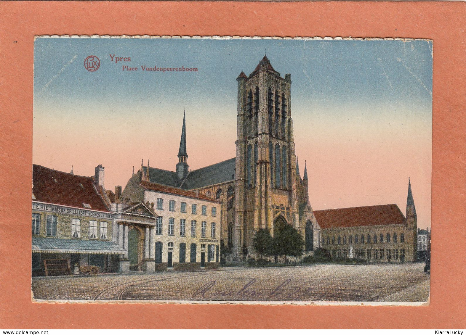 YPRES - IEPER - PLACE VANDENPEERENBOOM - ECRITE - Ieper