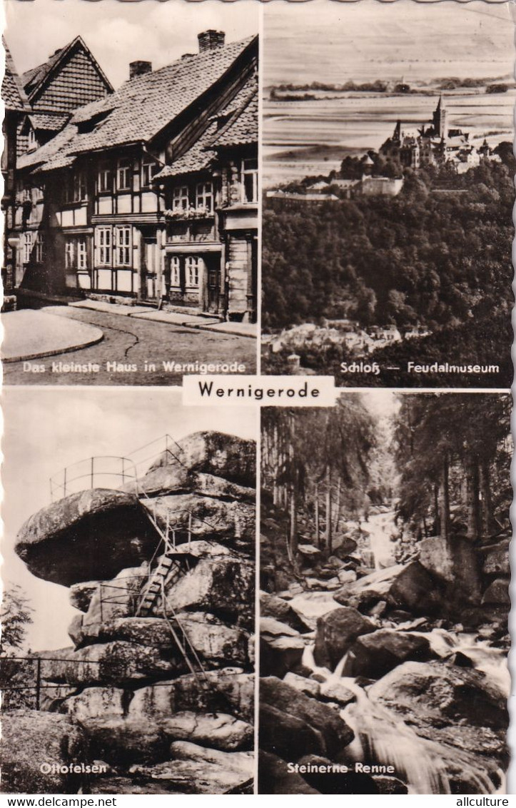 A7202-ARCHITECTURE, BUILDINGS, CASTLE, MONUMENTS WERNIGERODE ,DEUTSCHLAND POSTCARD - Teutschental