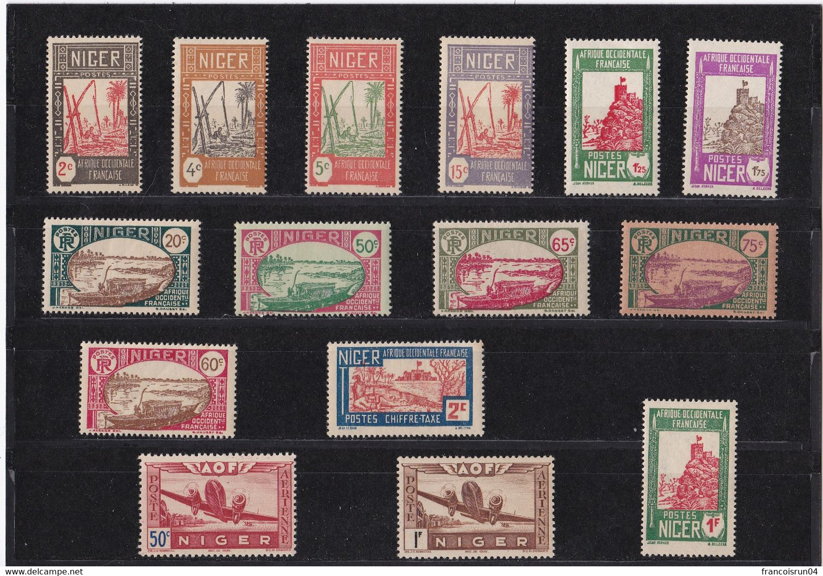 Timbres Colonies Francaises NIGER 12 - Altri & Non Classificati