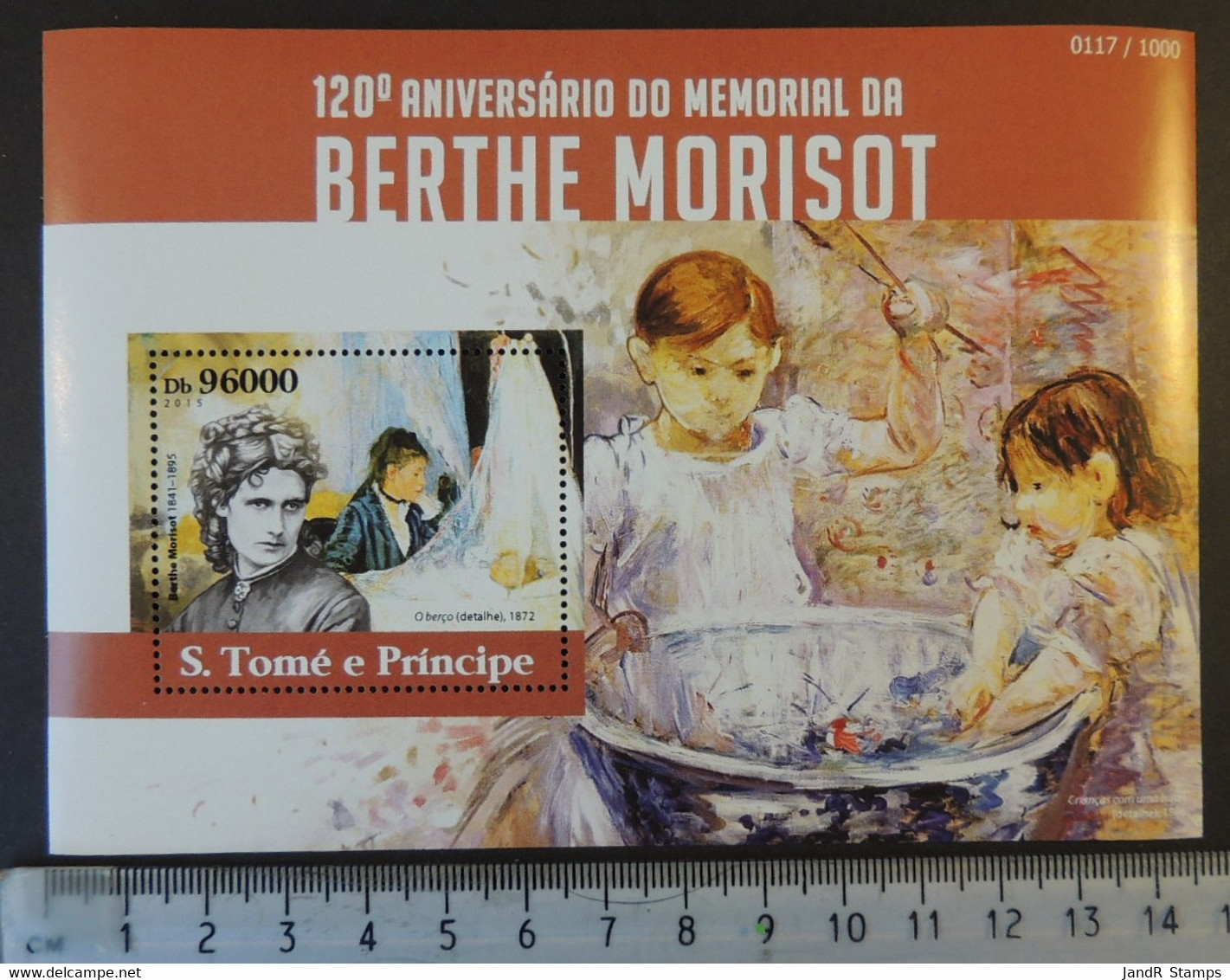 St Thomas 2015 Bertha Morisot Art Women Children S/sheet Mnh - Ganze Bögen