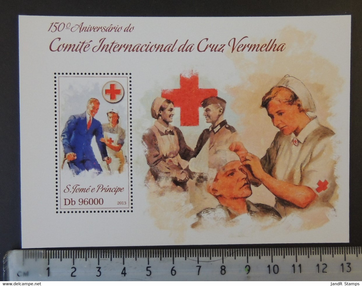 St Thomas 2013 Red Cross Medical Women S/sheet Mnh - Ganze Bögen