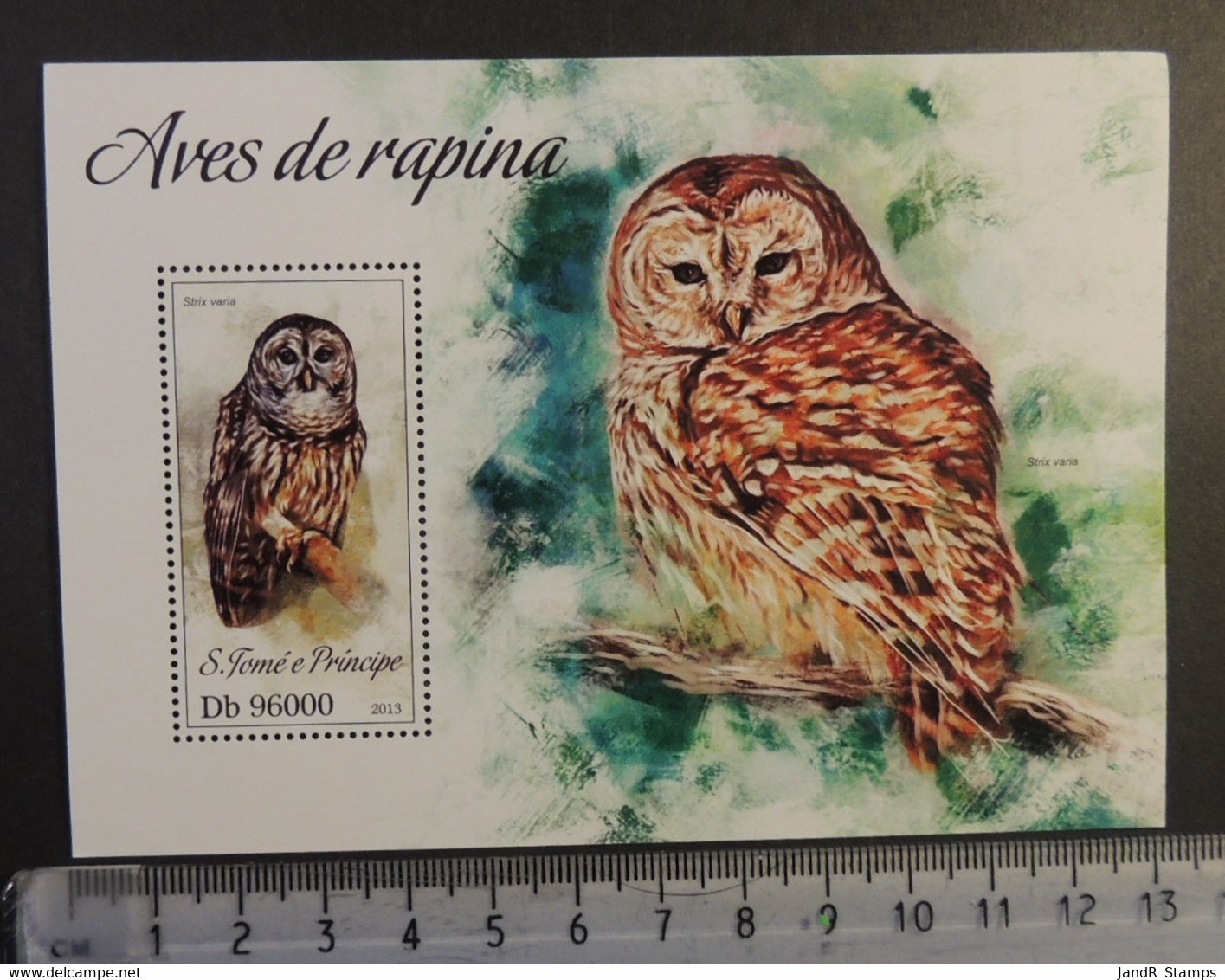 St Thomas 2013 Birds Of Prey Owls S/sheet Mnh - Full Sheets & Multiples