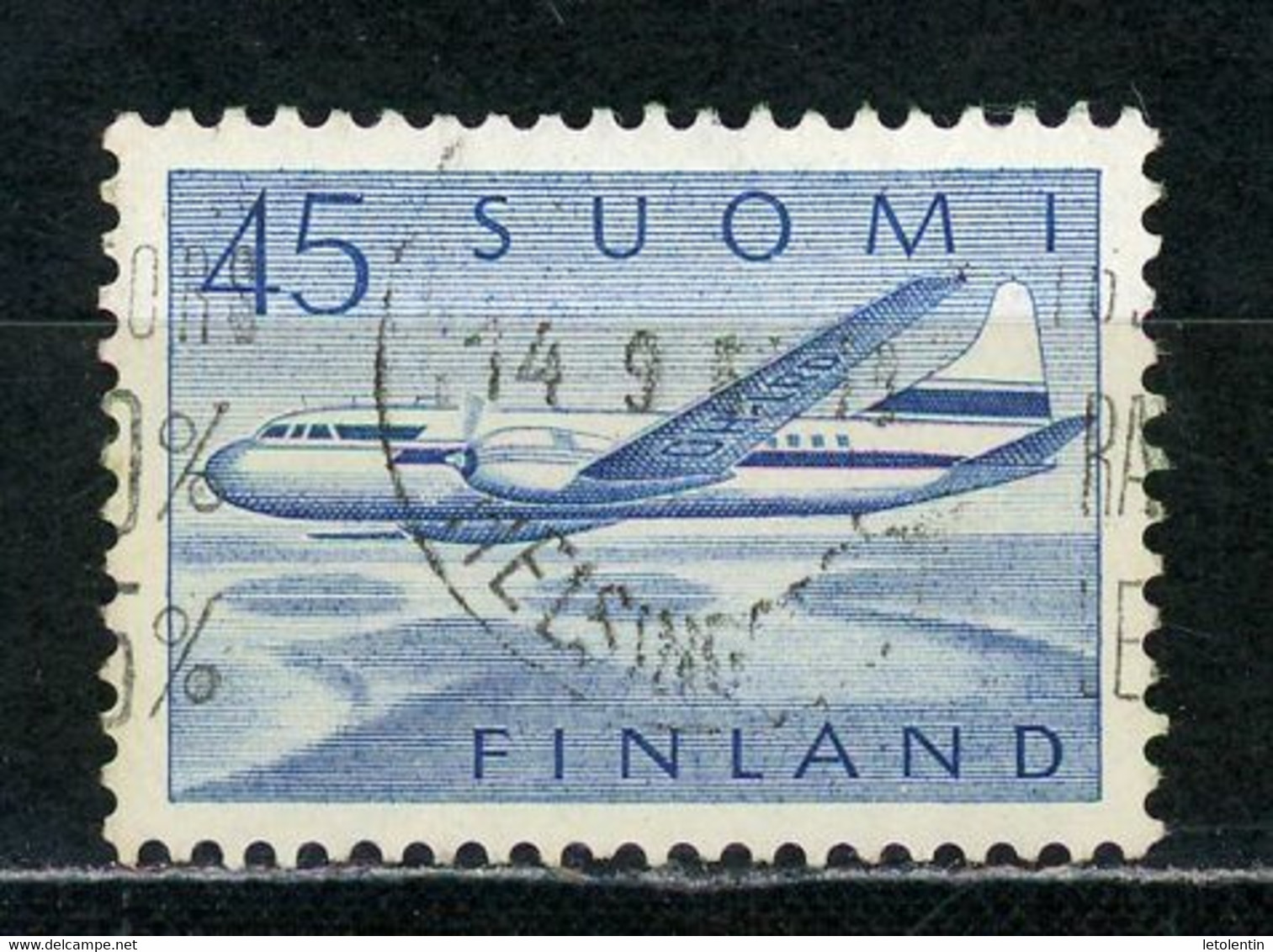 FINLANDE - POSTE AERIENNE N° Yvert 6 Obli. - Used Stamps