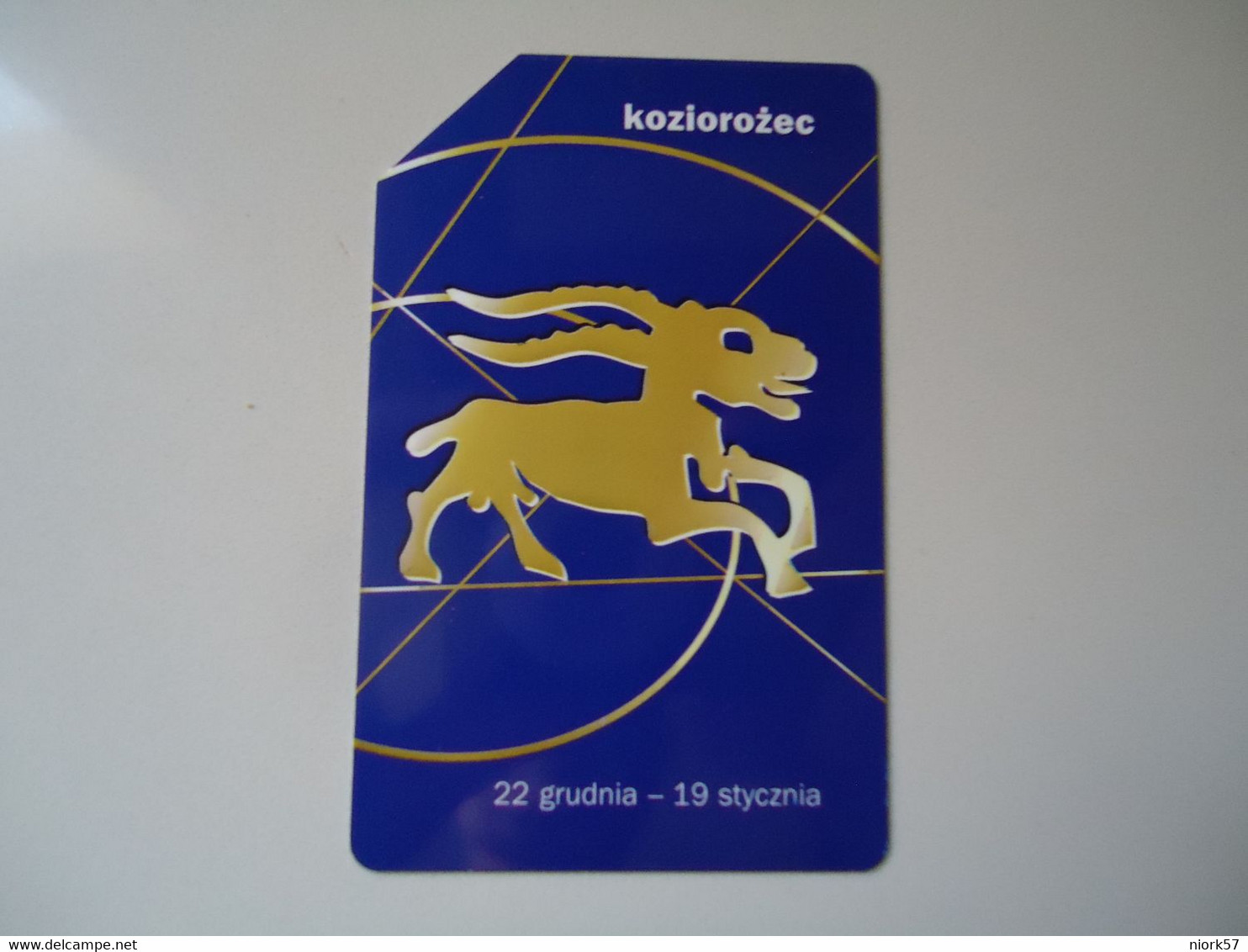 POLAND     USED CARDS   ZODIAC  ZODIAC SIGNS - Sternzeichen