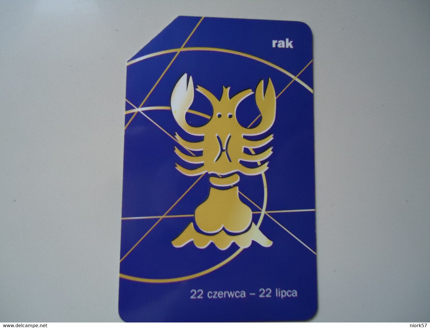 POLAND     USED CARDS   ZODIAC  ZODIAC SIGNS - Zodiaque