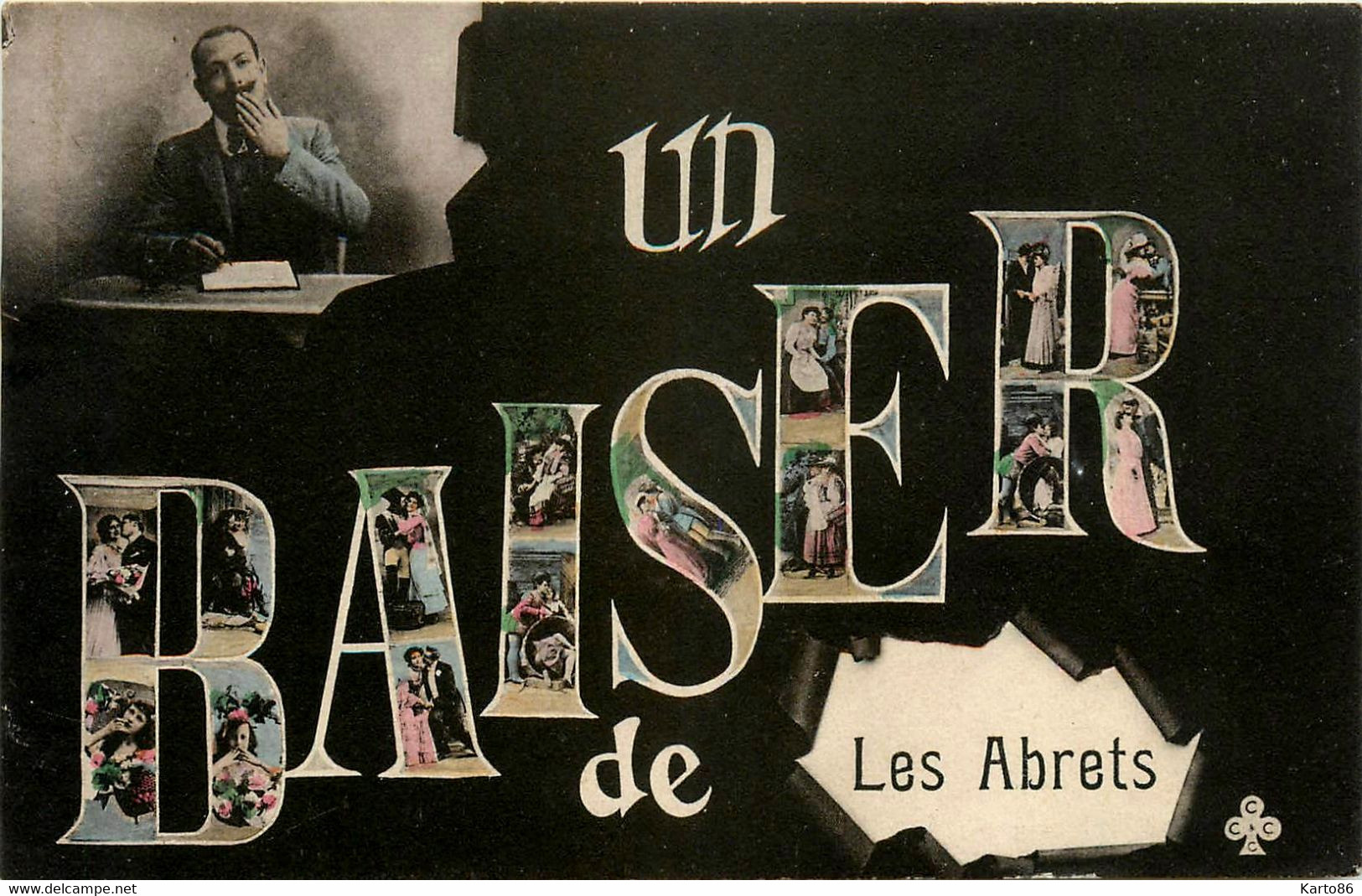 Les Abrets * Un Baiser De La Commune * Souvenir - Les Abrets