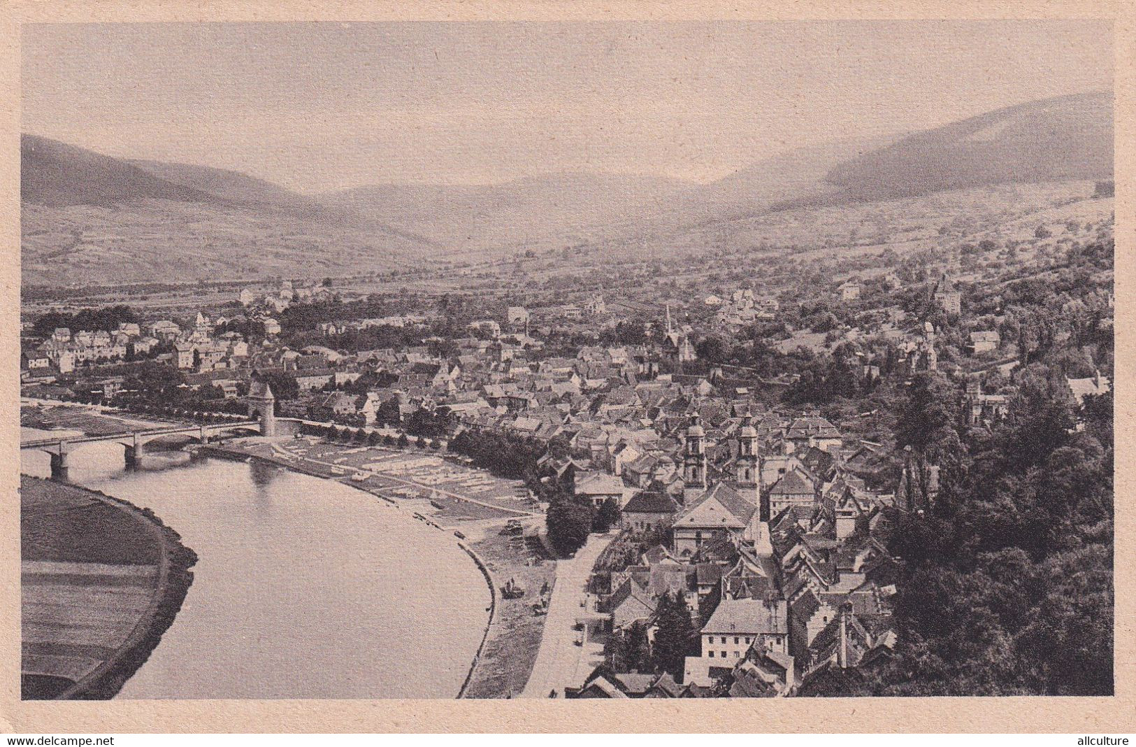 A7263- PANORAMA VIEW, ARCHITECTURE, BRIDGE, CHURCHES, MILTENBERG AM MAIN GERMANY, DEUTSCHLAND POSTCARD - Miltenberg A. Main