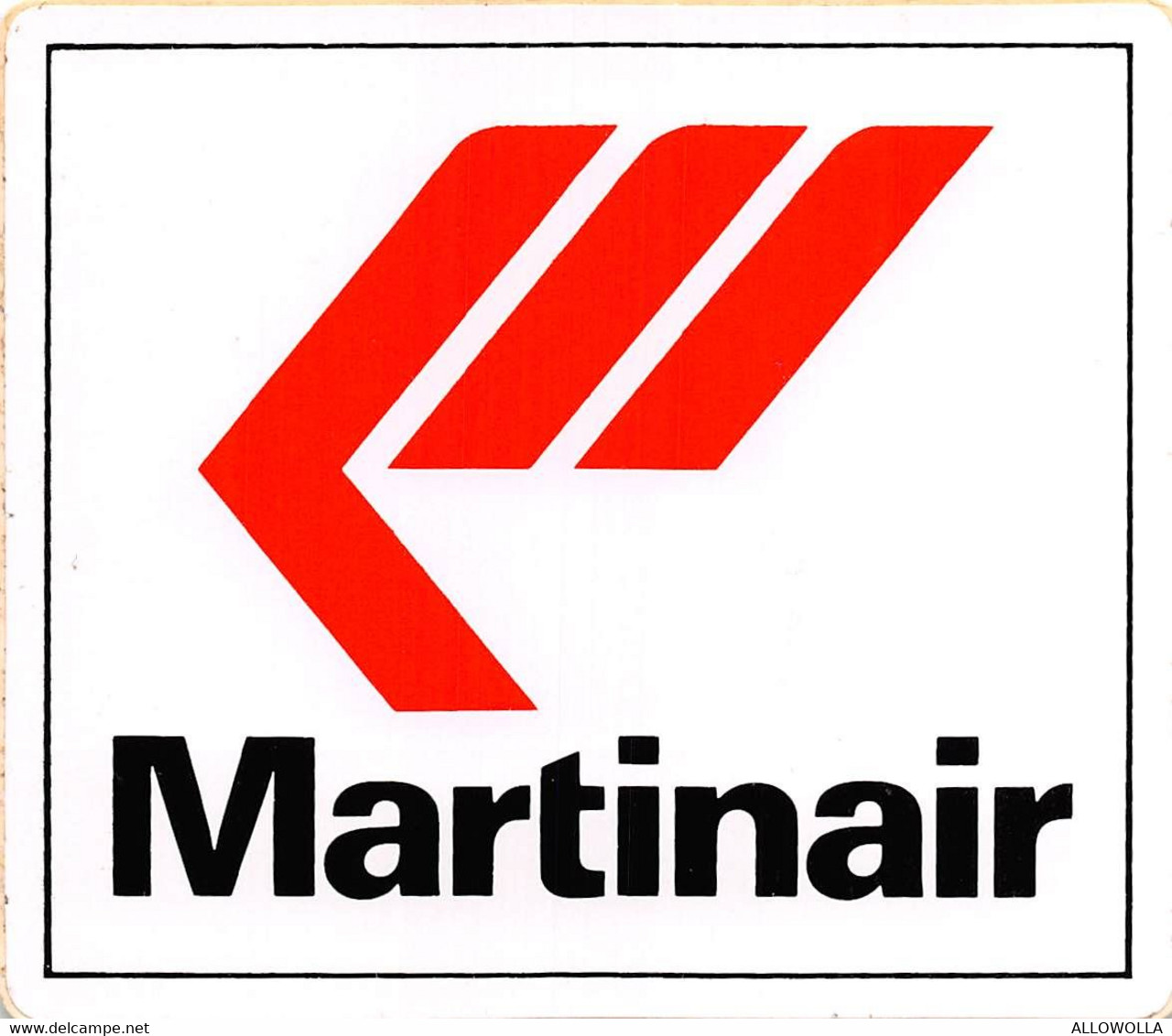 12501 " MARTINAIR " ZELFKLEVEND-AUTOADESIVO  Cm. 8,8 X 10,0 - Aufkleber