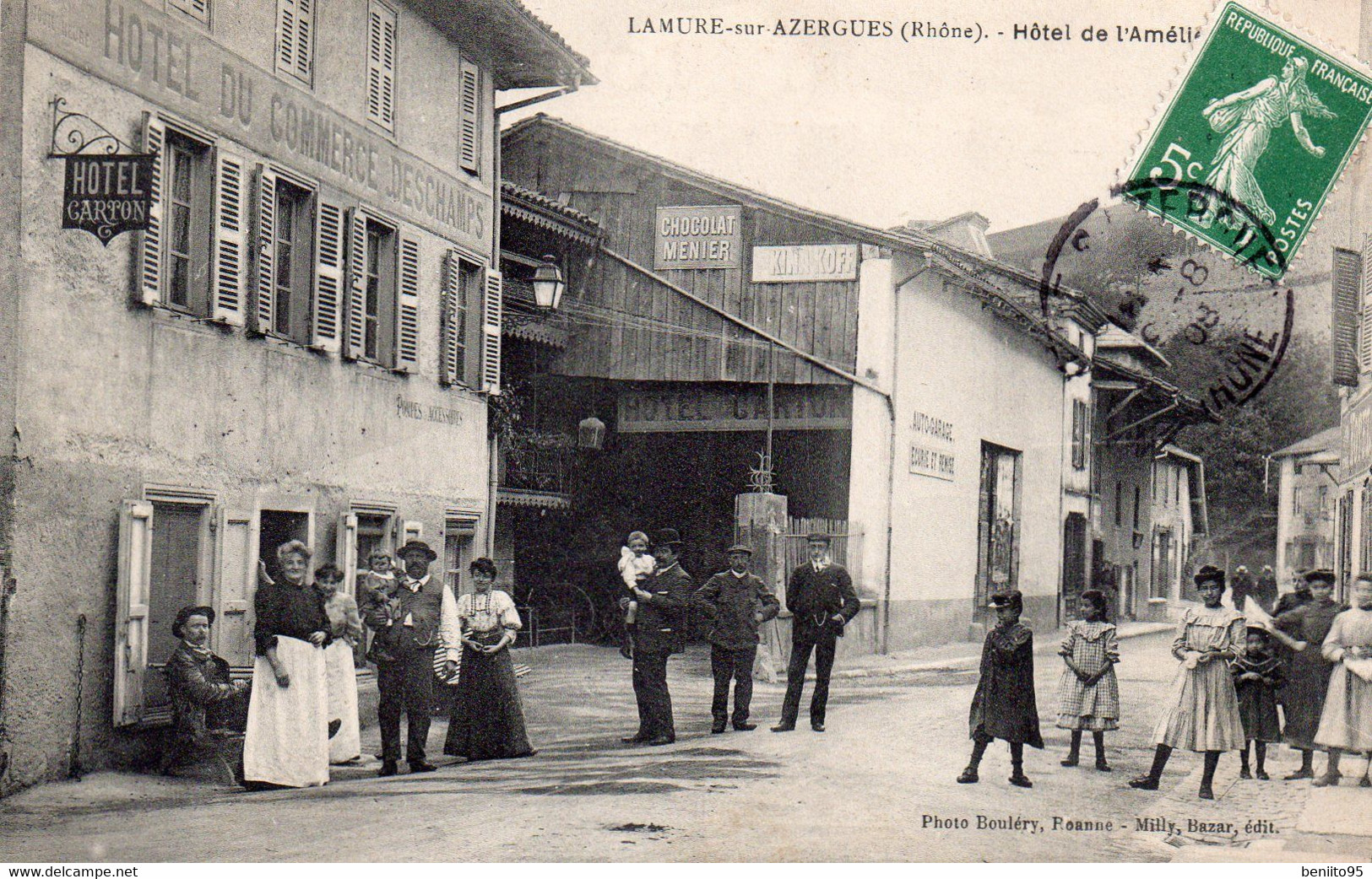 CPA De LAMURE Sur AZERGUES - Hôtel De L'Amélie. - Lamure Sur Azergues
