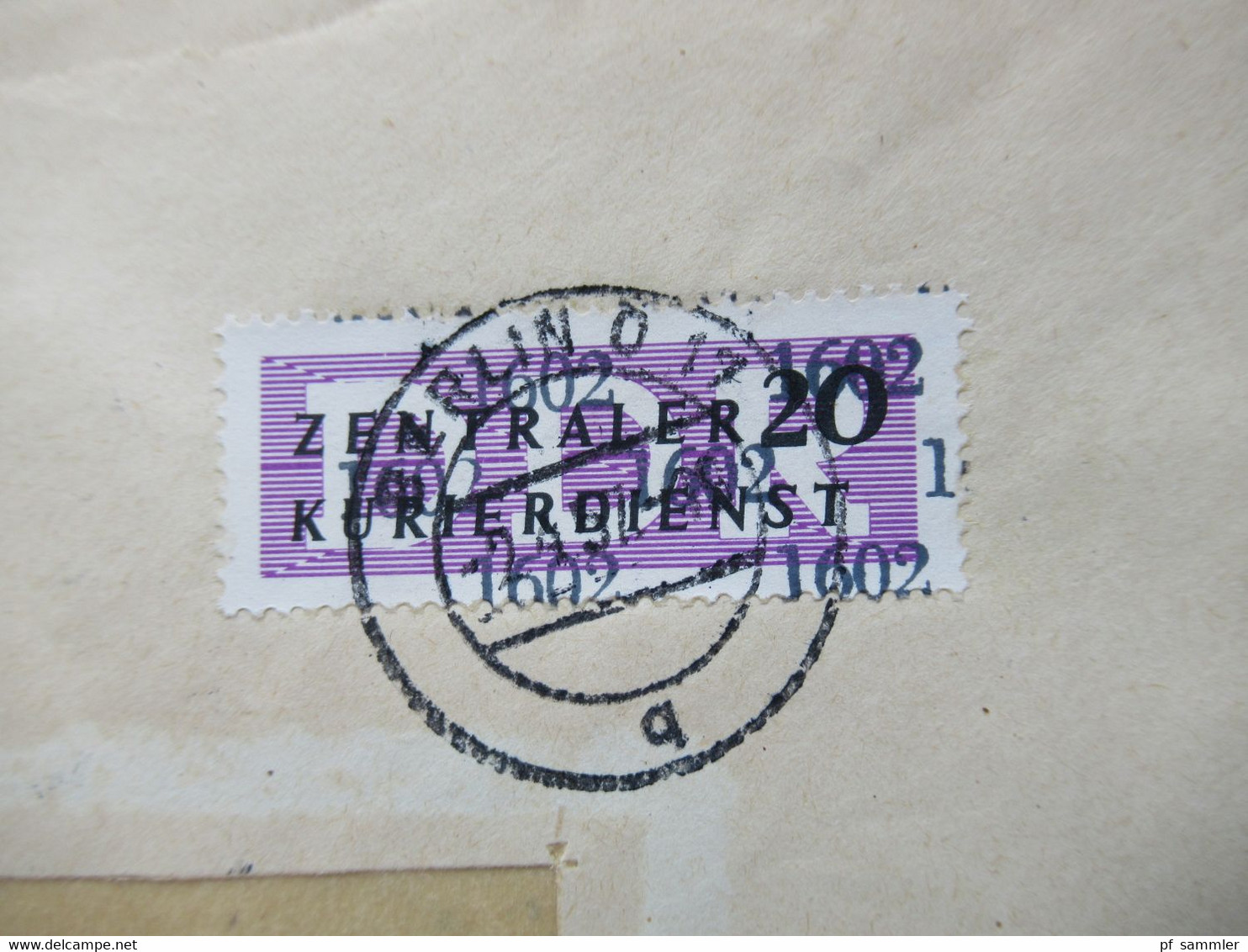 DDR 1957 Dienst ZKD Nr.11 EF / BF Umschlag VEB Berliner Glühlampen Werk Tagesstempel Berlin /Dresden 2.4.1957 (Zweittag) - Otros & Sin Clasificación