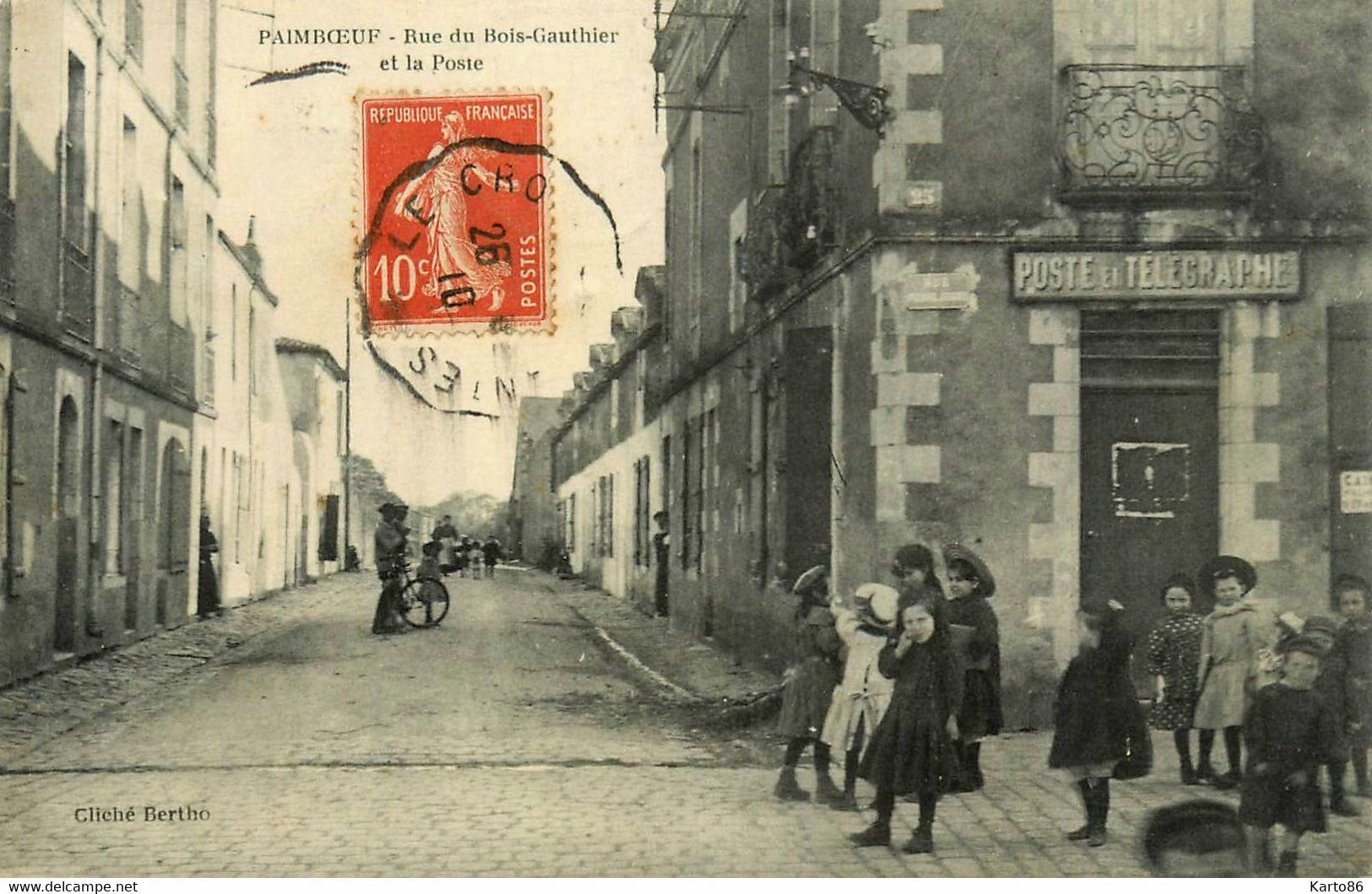 Paimboeuf * Rue Du Bois Gauthier Et La Poste - Paimboeuf
