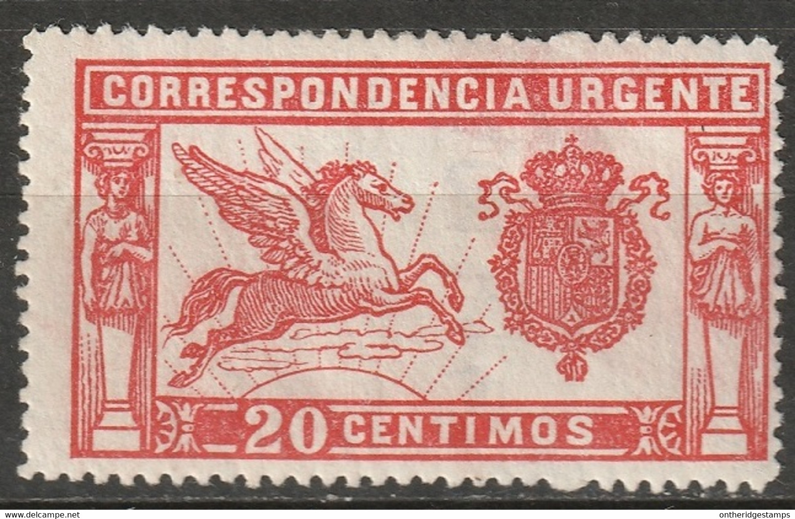 Spain 1905 Sc E1  Express MH* Some Disturbed Gum - Correo Urgente