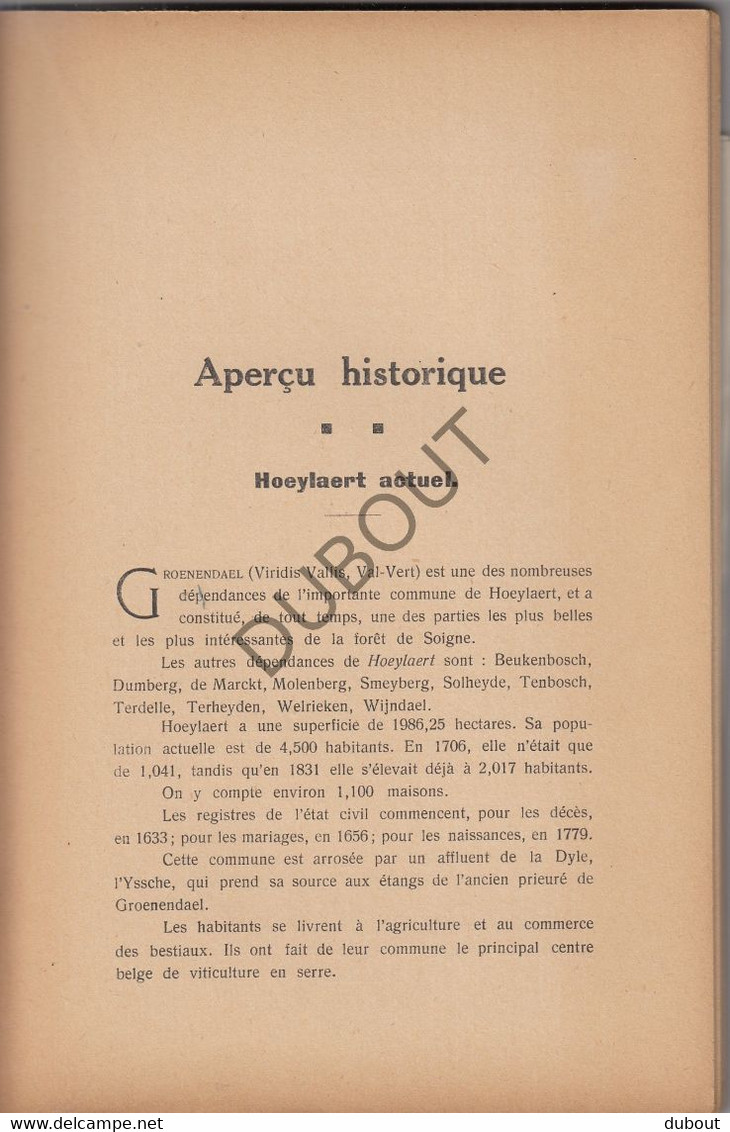 GROENENDAAL/Hoeilaart  - 1913 - E. Bartholeyns - Met Talrijke Illustraties (V333) - Vecchi