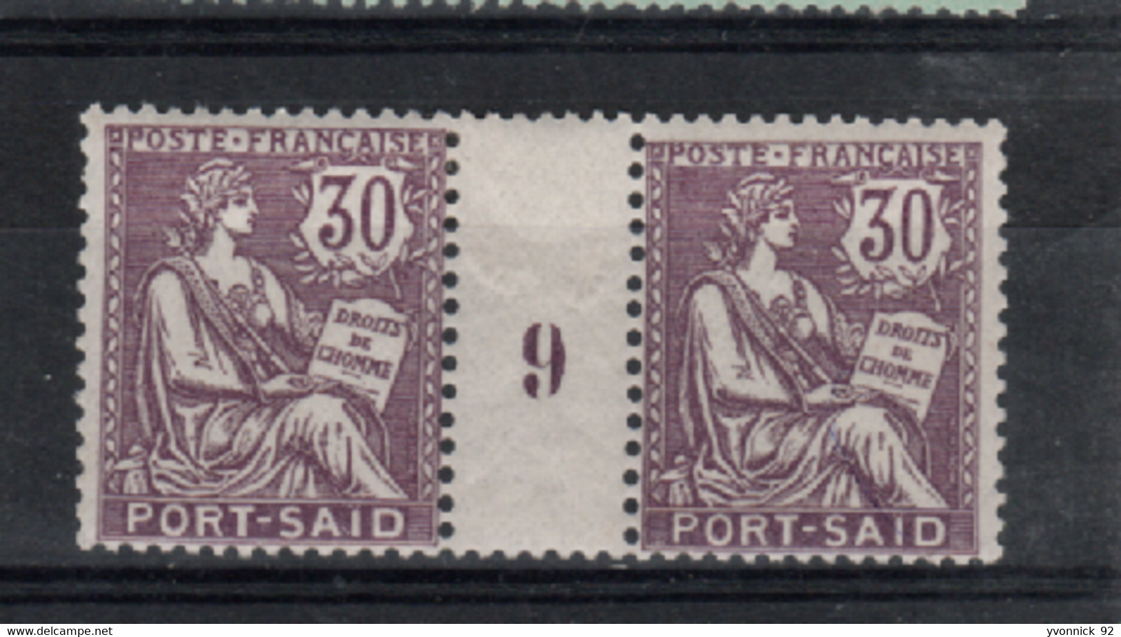 Port - Saïd  1909  -  1 Millésimes  N°30 - Andere & Zonder Classificatie