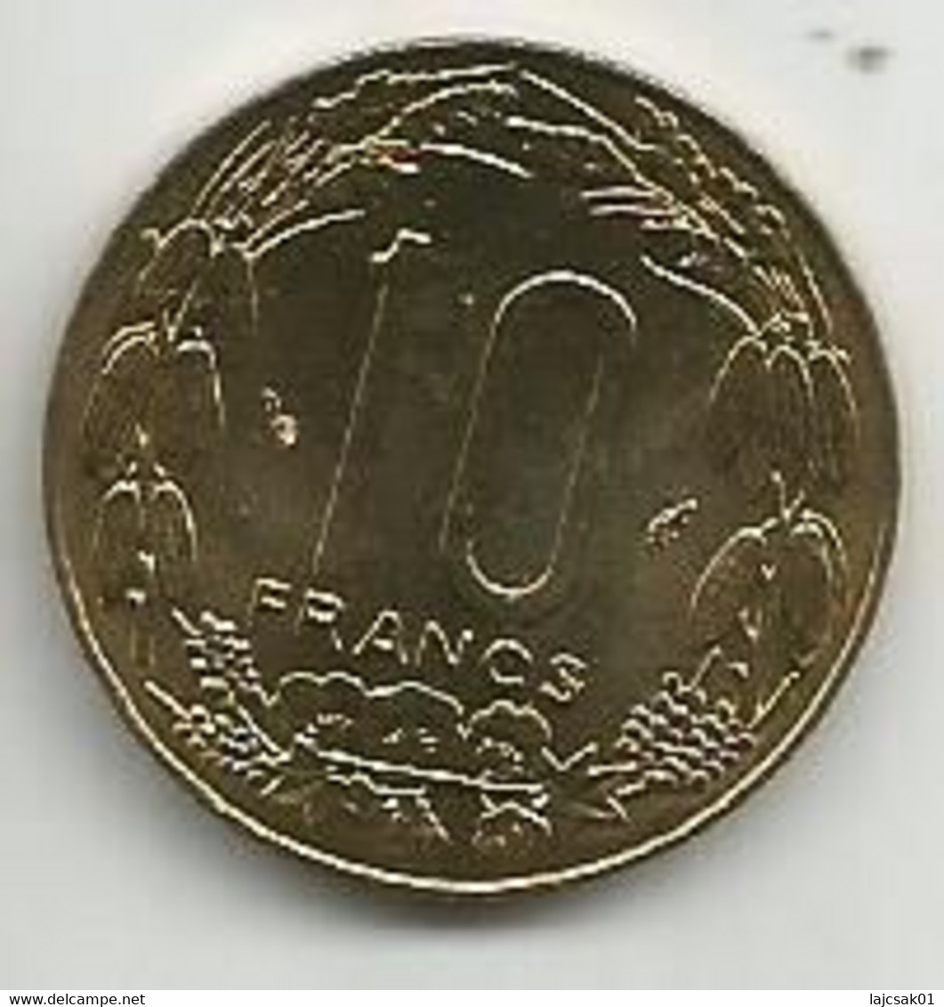 Central African States 10 Francs CFA 1983. KM#9 - Tchad