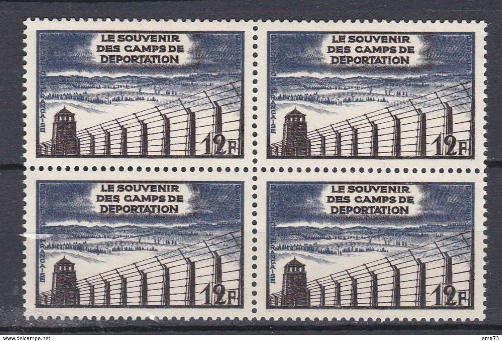 N° 1023 10ème Anniversaire De La Libération Des Camps De Déportation: : Bloc De 4 Timbres Neuf Impeccable - Ongebruikt