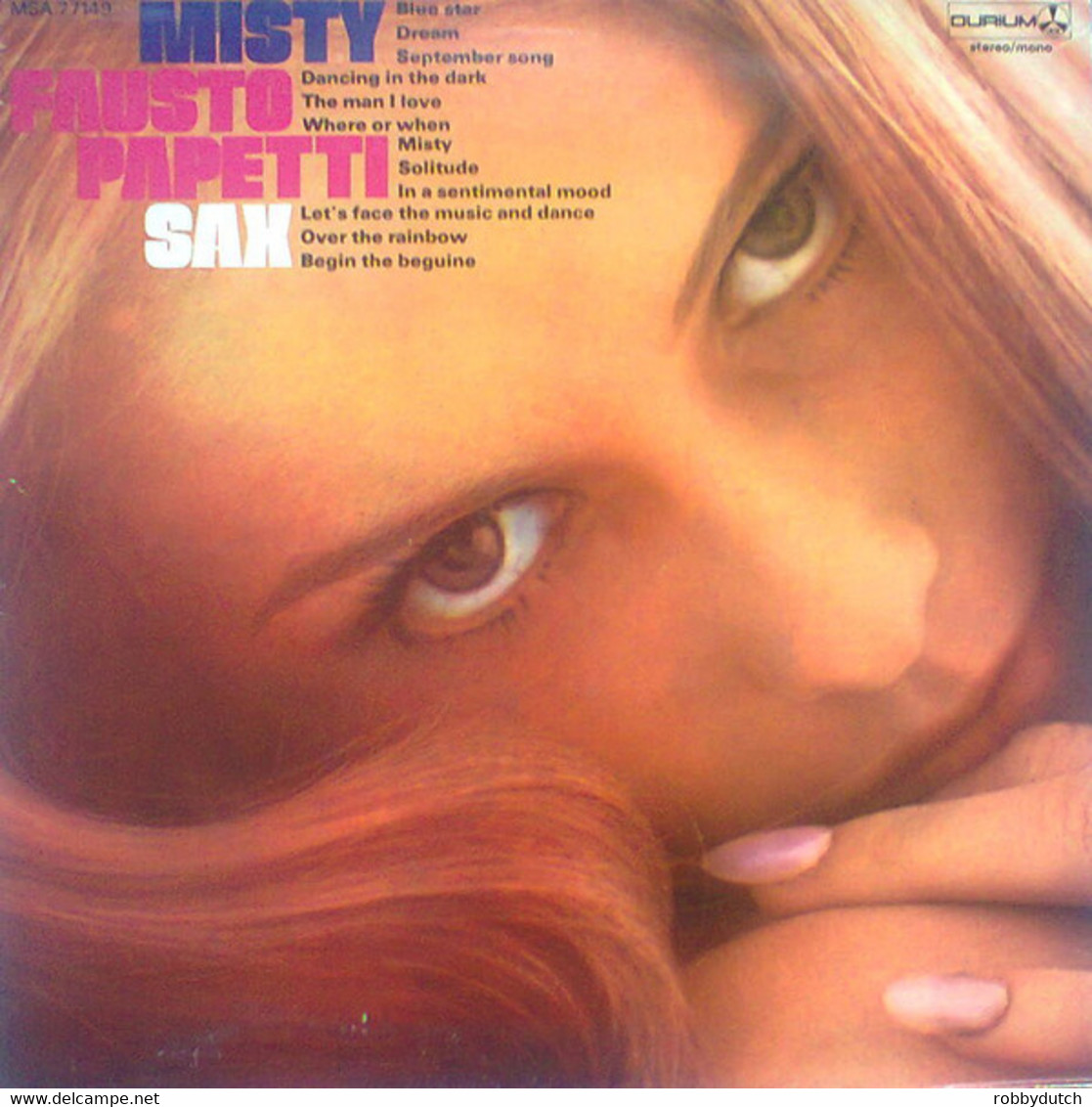 * LP *  FAUSTO PAPETTI - MISTY (Italy 1966) - Jazz