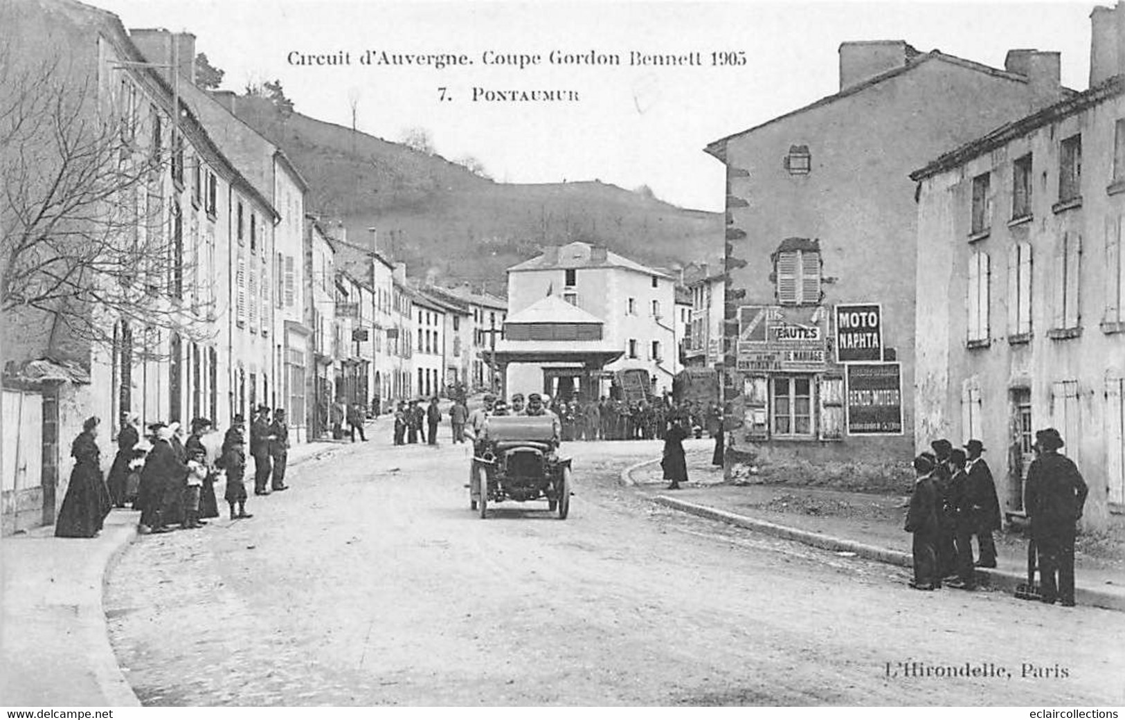 Pontaumur            63       Coupe Gordon-Bennett 1905.  Passage Dans Le Village   N°7  (voir Scan) - Sonstige & Ohne Zuordnung