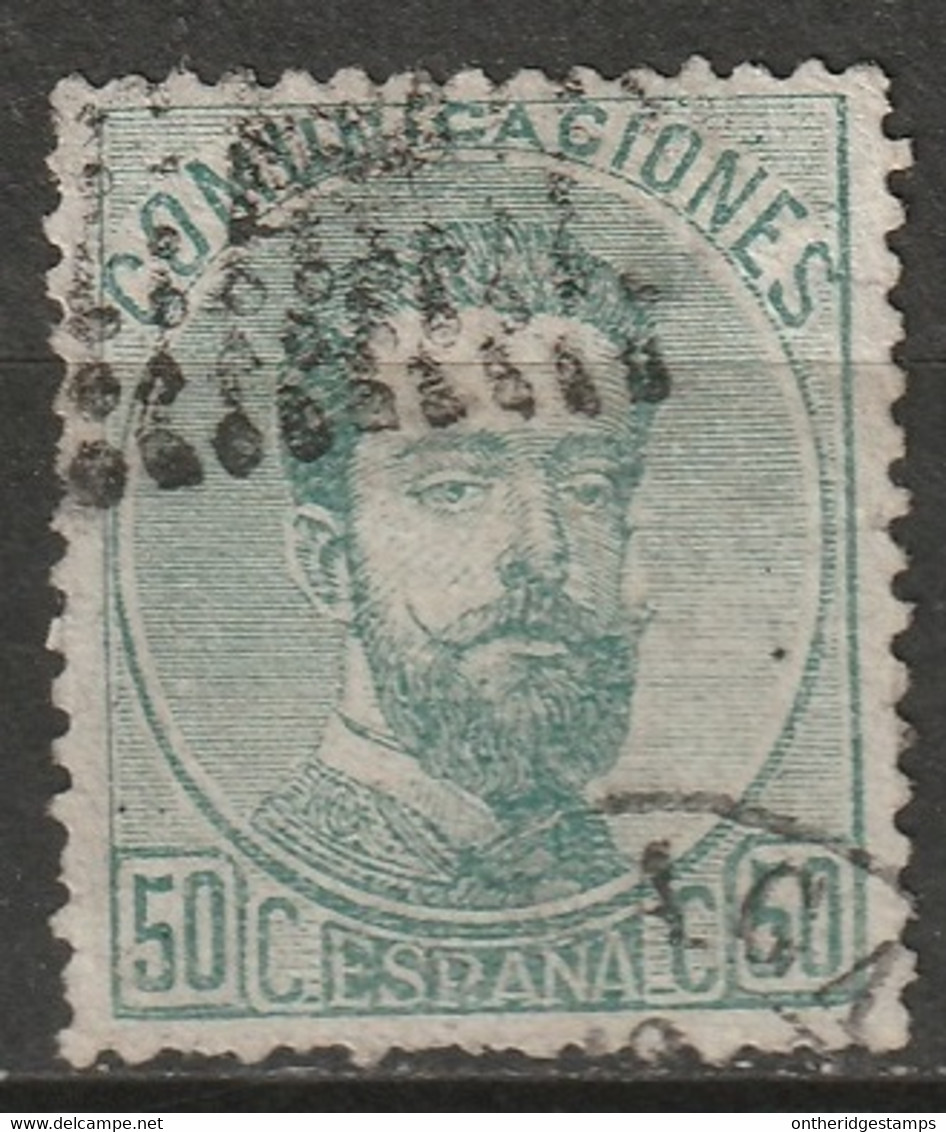 Spain 1872 Sc 186  Used Thin/pinhole - Usados