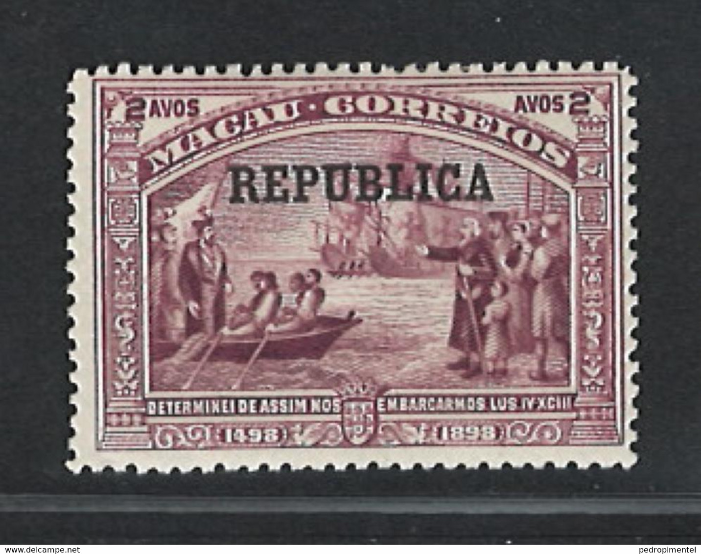 Portugal Macau 1913 "Seaway To India Republica" 2 Avos  Condition MH OG  Mundifil #204 - Nuevos