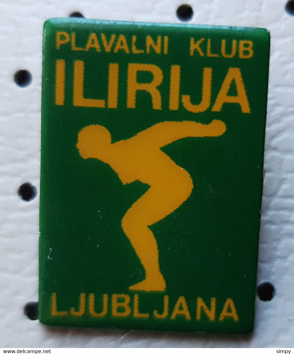 Swimming Club PK Ilirija Ljubljana Slovenia Pin - Natation