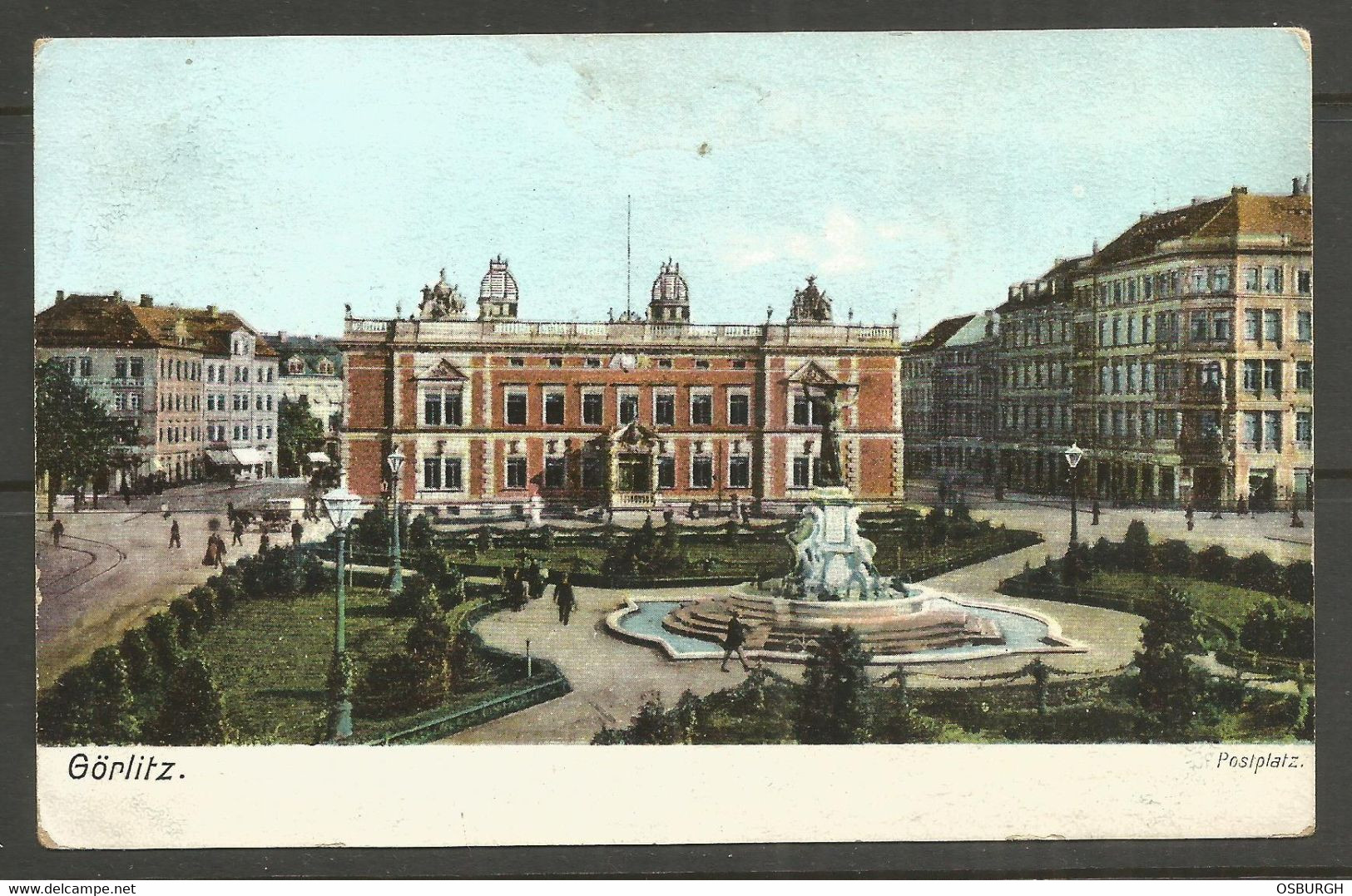 GERMANY. POSTCARD. GORLITZ POSTPLATZ. OTTMAR ZIEHER. - Goerlitz