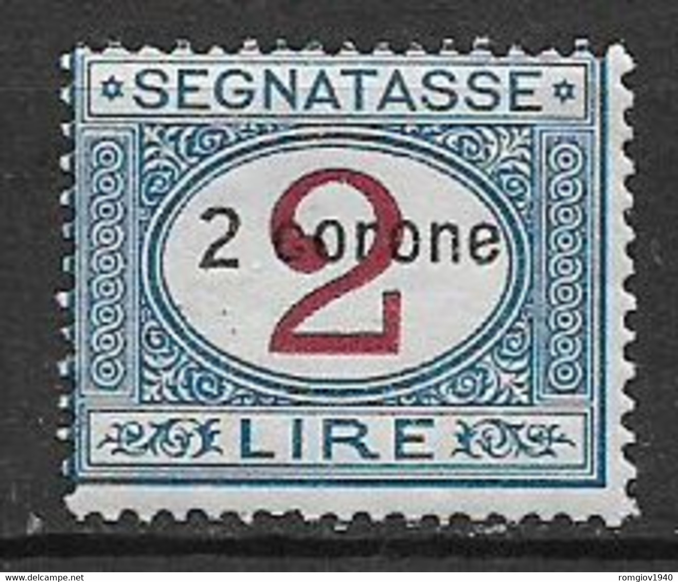 DALMAZIA 1922 SEGNATASSE D'ITALIA SOPRASTAMPATI SASS. 3  MLH VF - Dalmazia