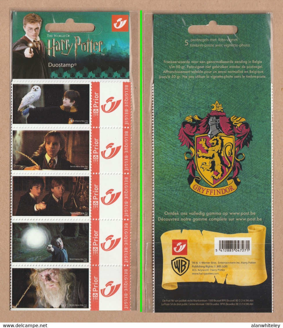 BELGIUM 2007 Duostamps/Harry Potter: Strip Of 5 Stamps UM/MNH - Autres & Non Classés