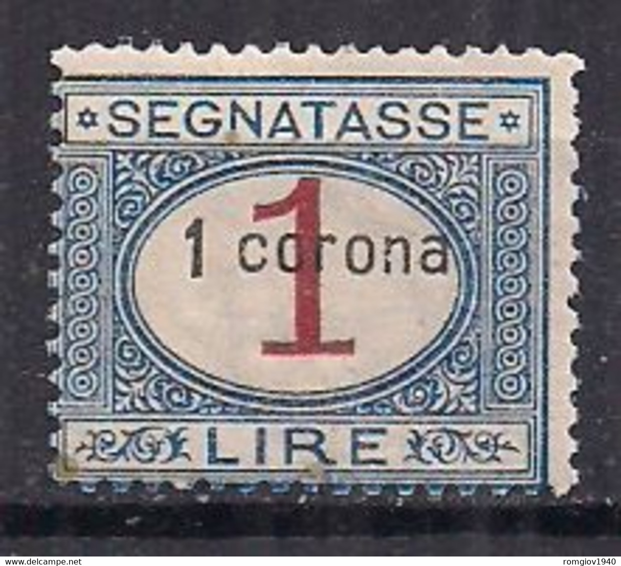 DALMAZIA 1922 SEGNATASSE D'ITALIA SOPRASTAMPATI SASS. 2  MLH VF - Dalmatië