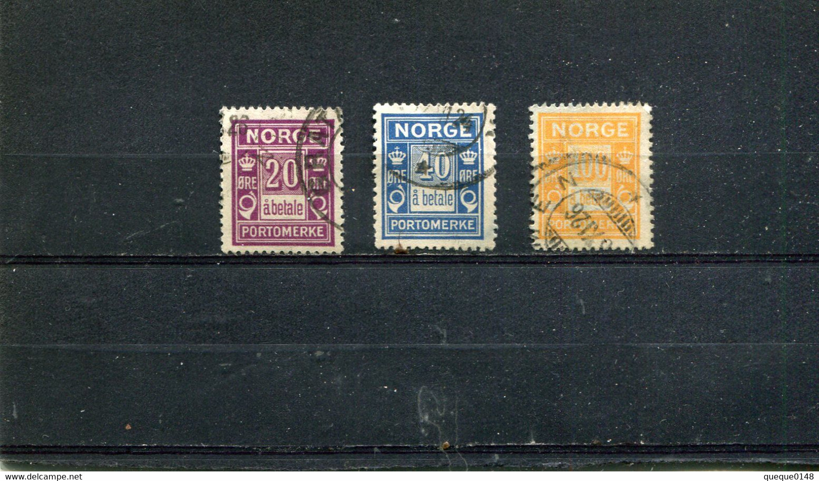 Norvège 1923-24 Yt 9-11 - Used Stamps