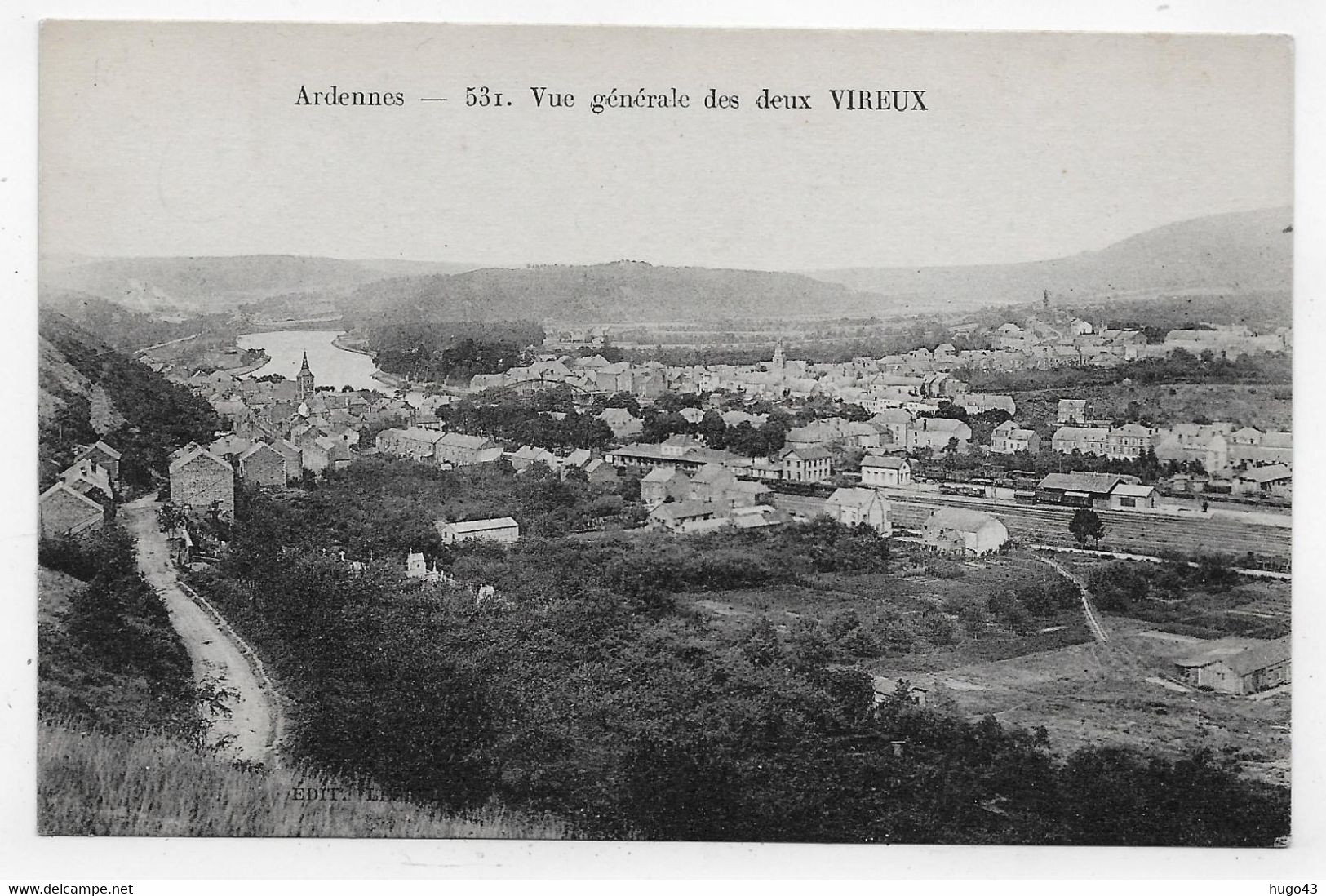 VIREUX - ARDENNES - N° 531 - VUE GENERALE - CPA NON VOYAGEE - Andere & Zonder Classificatie