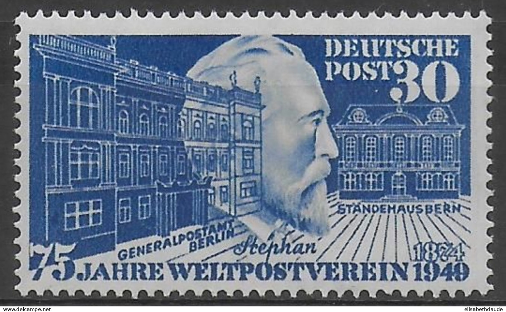 ALLEMAGNE BIZONE - YVERT N° 82 ** MNH - COTE = 90 EUR. - Ungebraucht